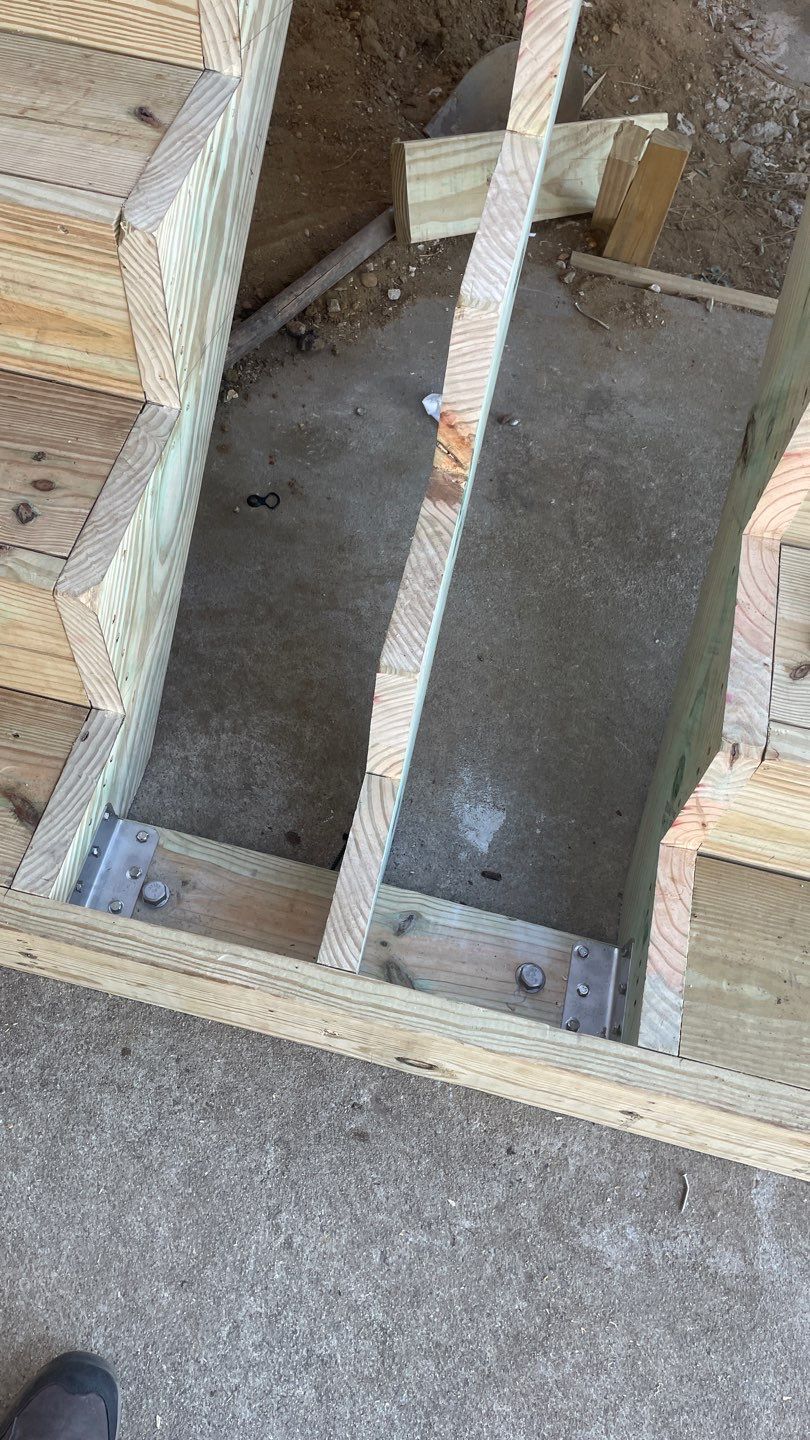 Waterfront deck In Keyport  by deck guardian