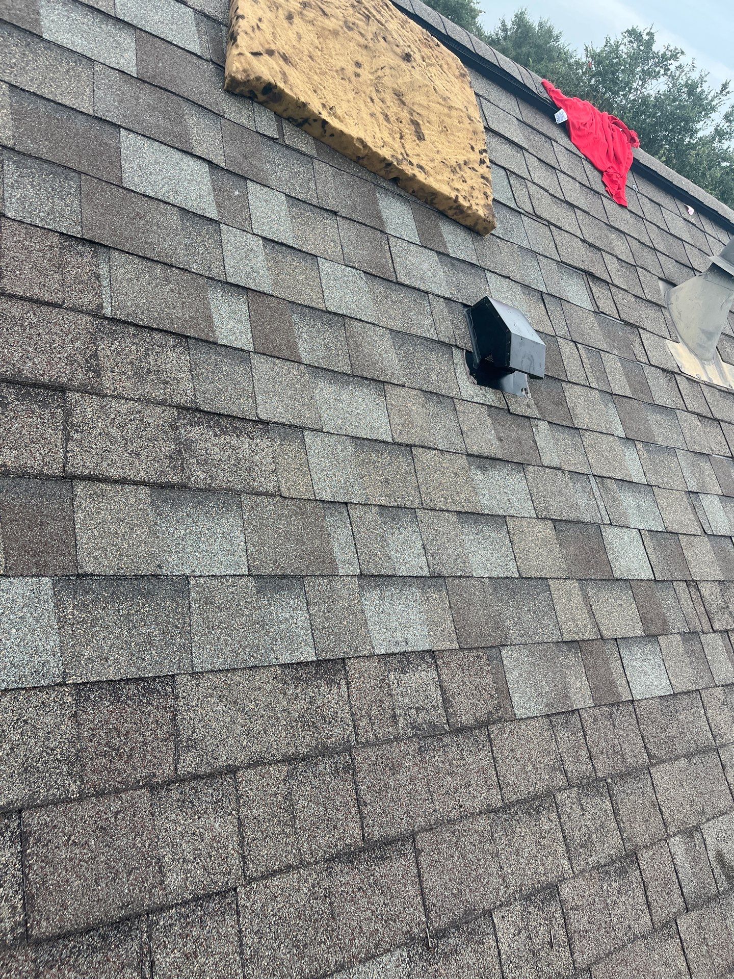 Hail Damage using Owen's Corning Duration (Lifetime) Shingles by Roof Repair Company