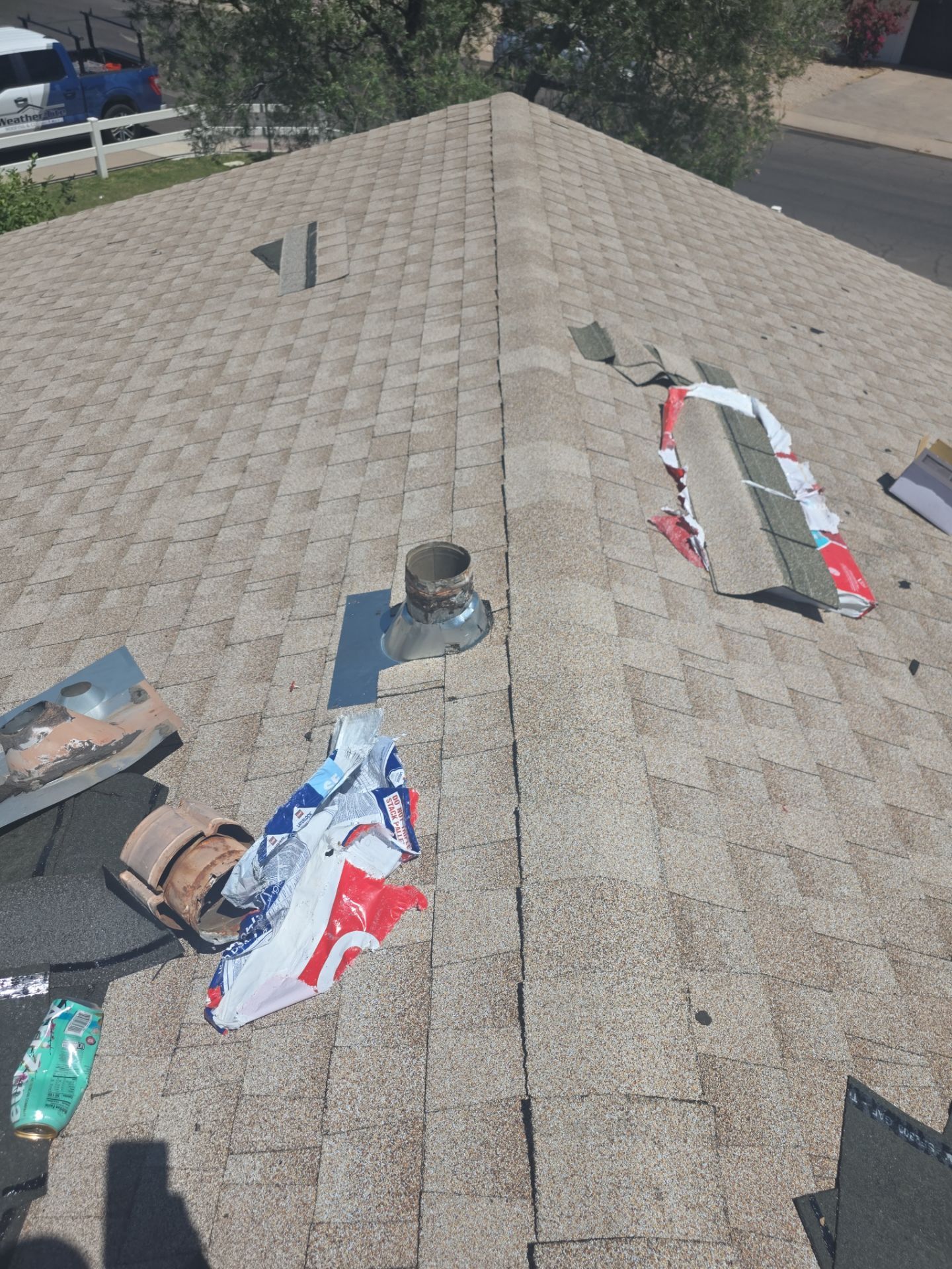 New GAF Roof in Mesa, Arizona by Weather-Tite Roofing