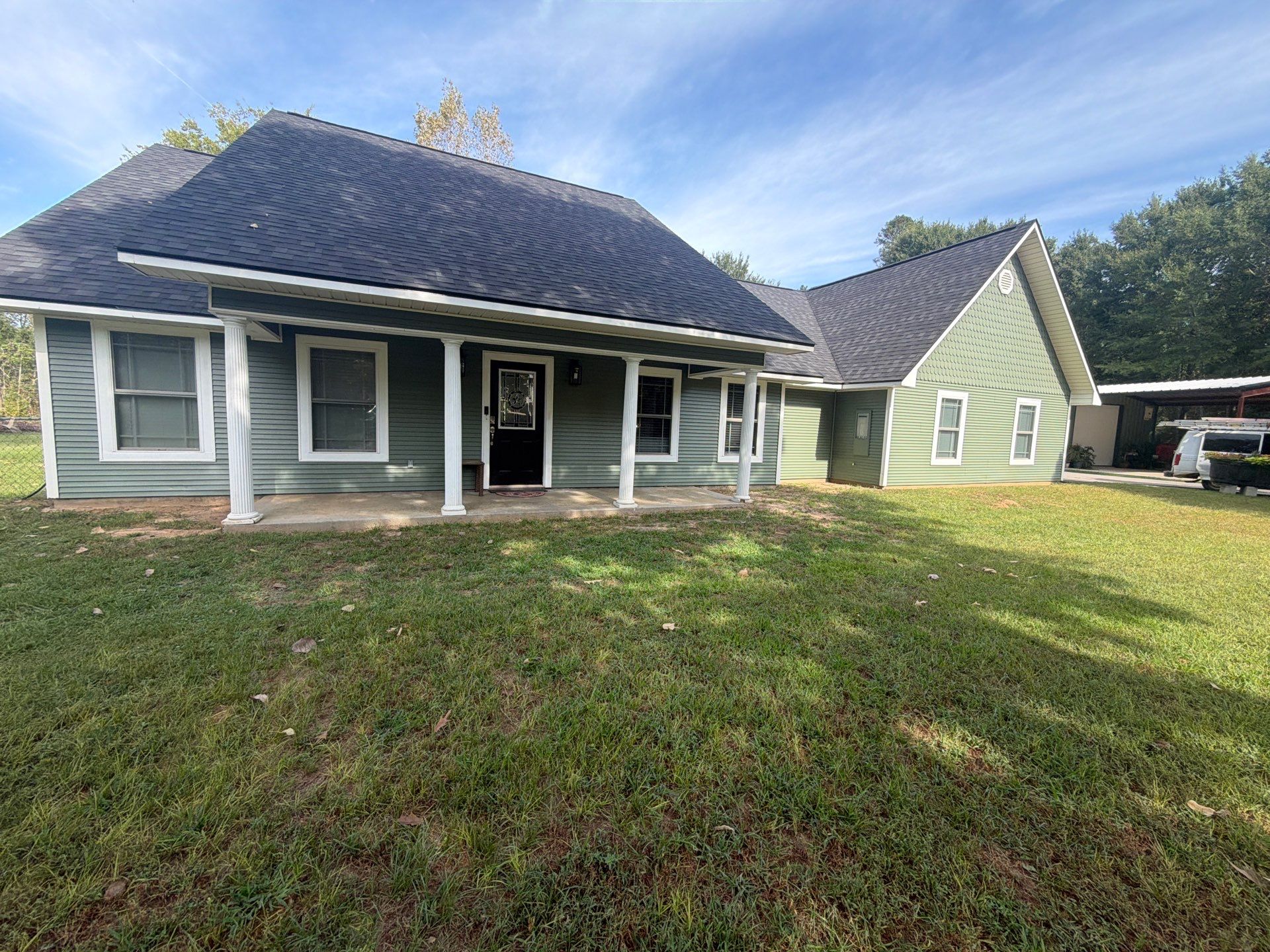 From Aged Yellow to Fresh Green in Frankston, Texas by Quality Coats Painting