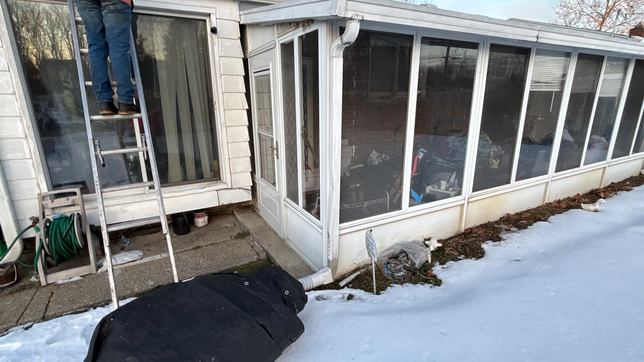 Siding Replacement using Alside D4 Odyssey-Plus Dutchlap White by 180 Contractors