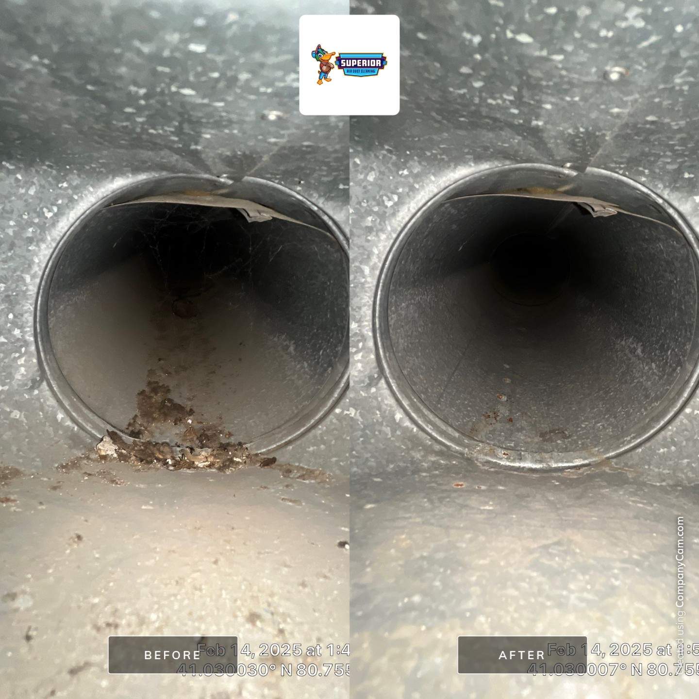 Air Duct Cleaning With a Vacuum Truck in Canfield, OH by Superior Air Duct Cleaning