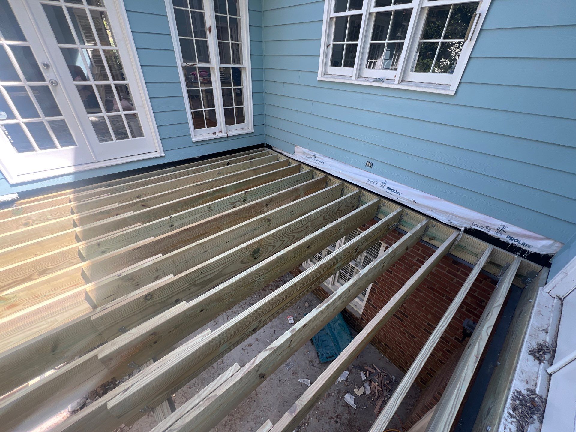Custom Elevated Composite Deck Installation in Marietta by Swift Home Renovations
