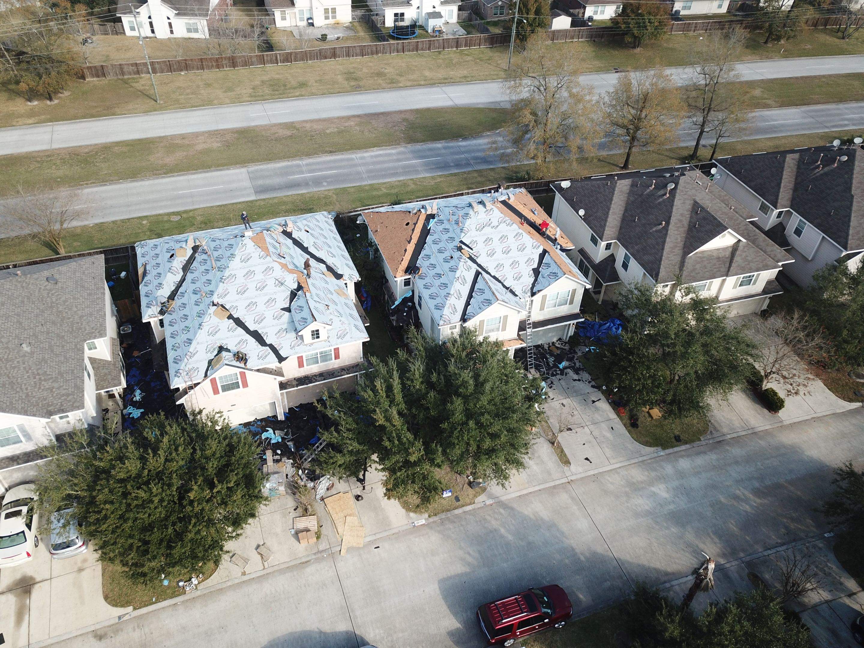 Townhome Community by STX Roofing