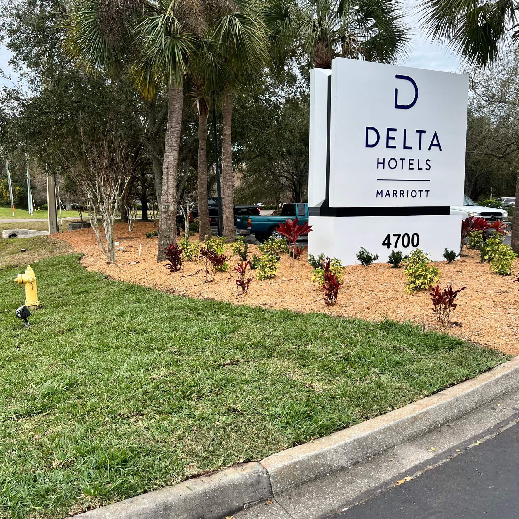Landscape Install | Marriott Hotel by ProGreen Services