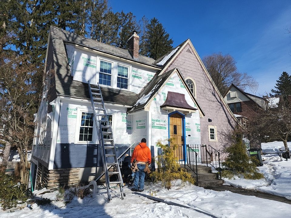 Siding Installation using James Hardie by UBrothers Construction