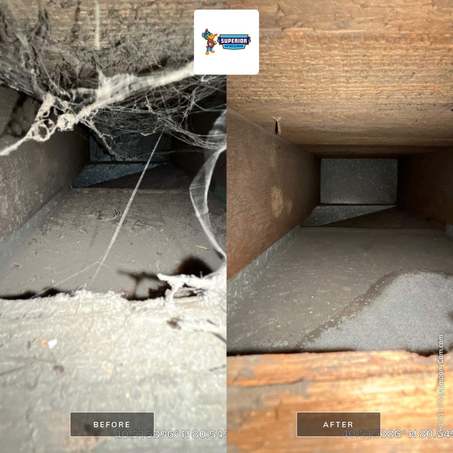 Air Duct Cleaning With a Vacuum Truck in New Cumberland, WV by Superior Air Duct Cleaning
