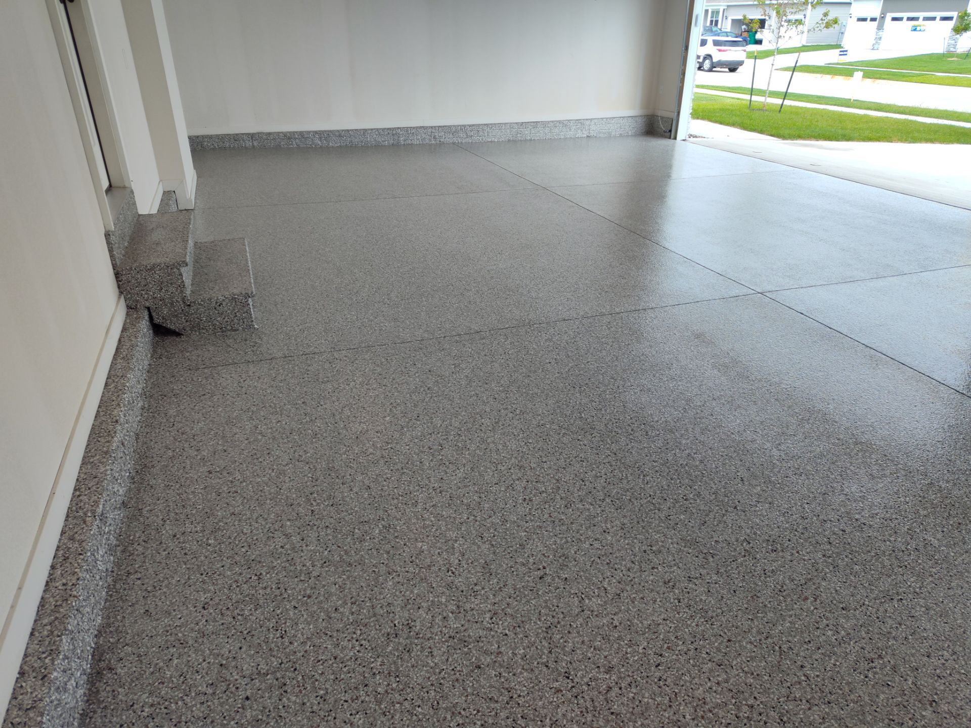 New Bondurant Garage Floor Coating by Revival Concrete Coatings, LLC
