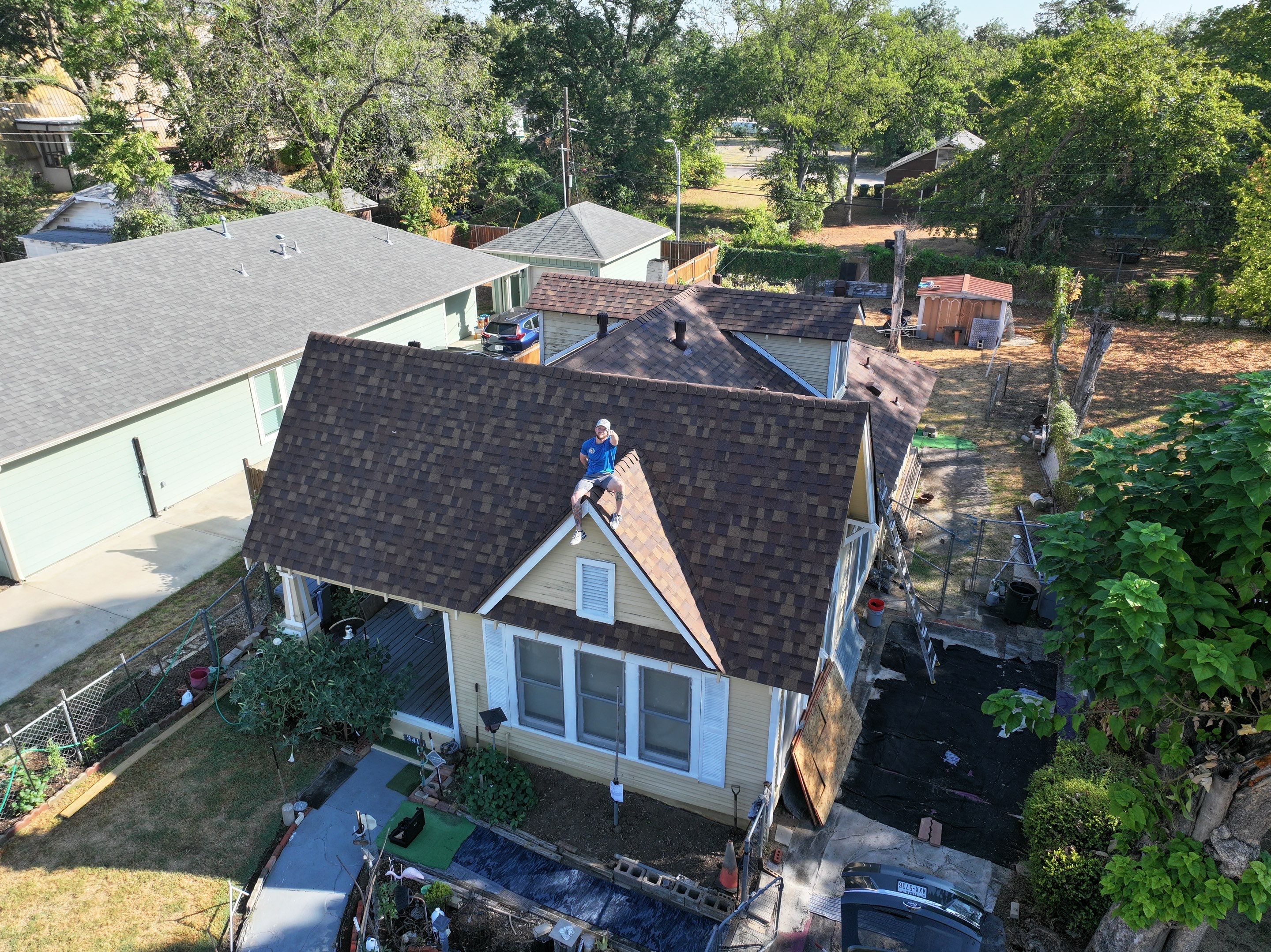 Asphalt Shingle Roof Replacement and Hail Damage Restoration in Dallas by Rich the Roofer LLC
