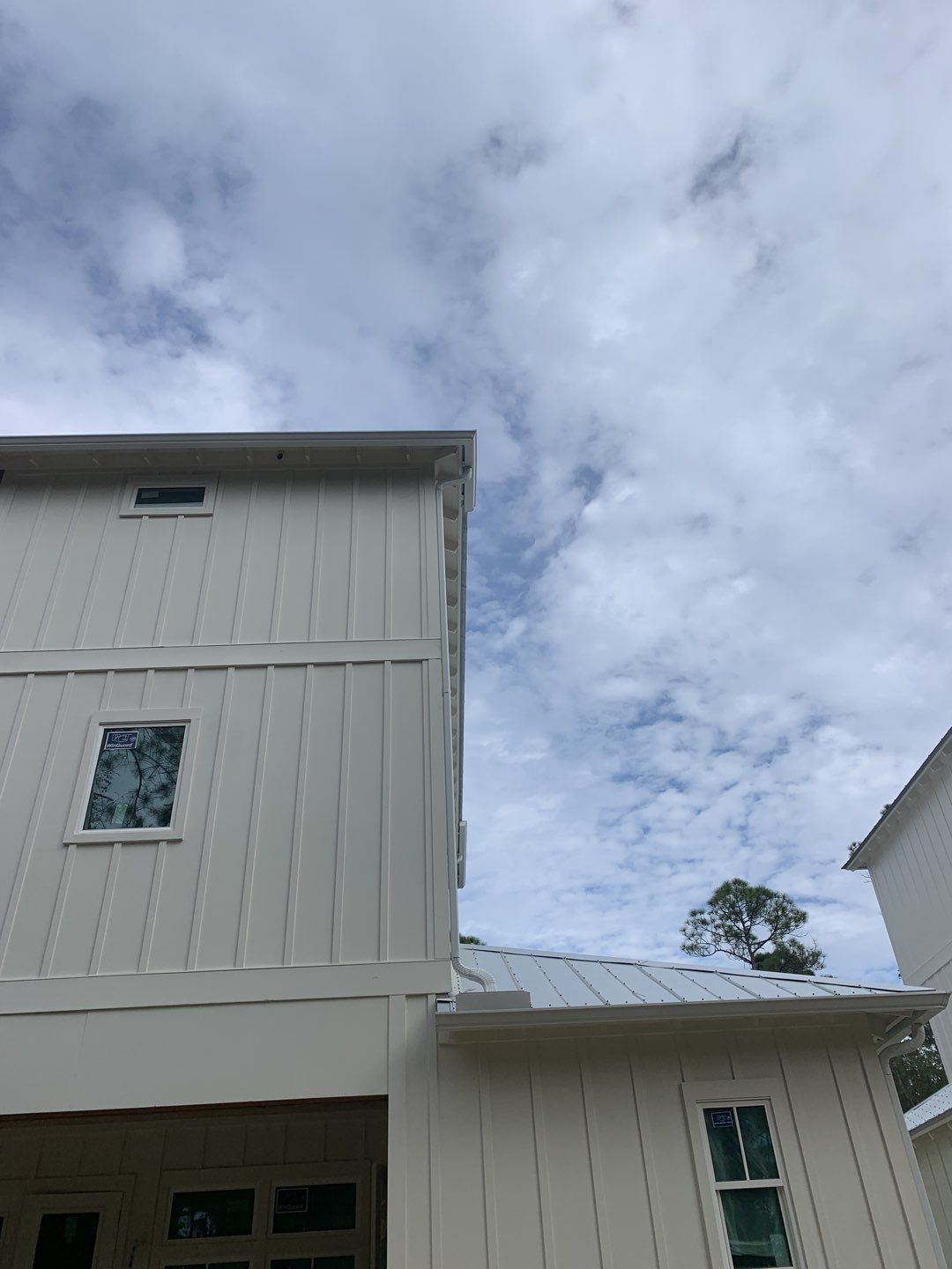 Seamless Aluminum Gutter Installation using 6 Inch Seamless Gutters in Santa Rosa Beach, FL by Gutter Professors