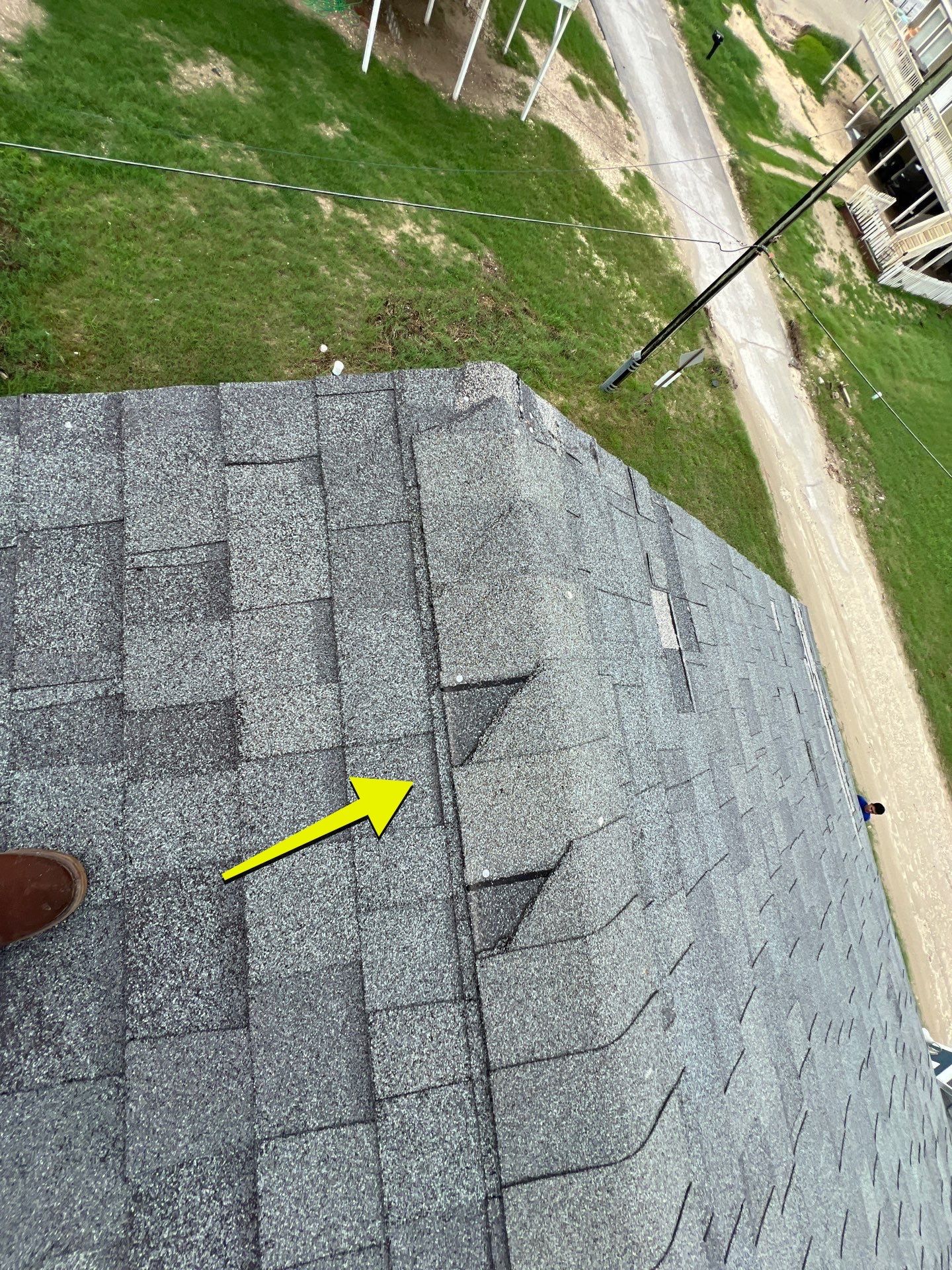 Hail Damage using Owen's Corning Duration (Lifetime) Shingles by Roof Repair Company