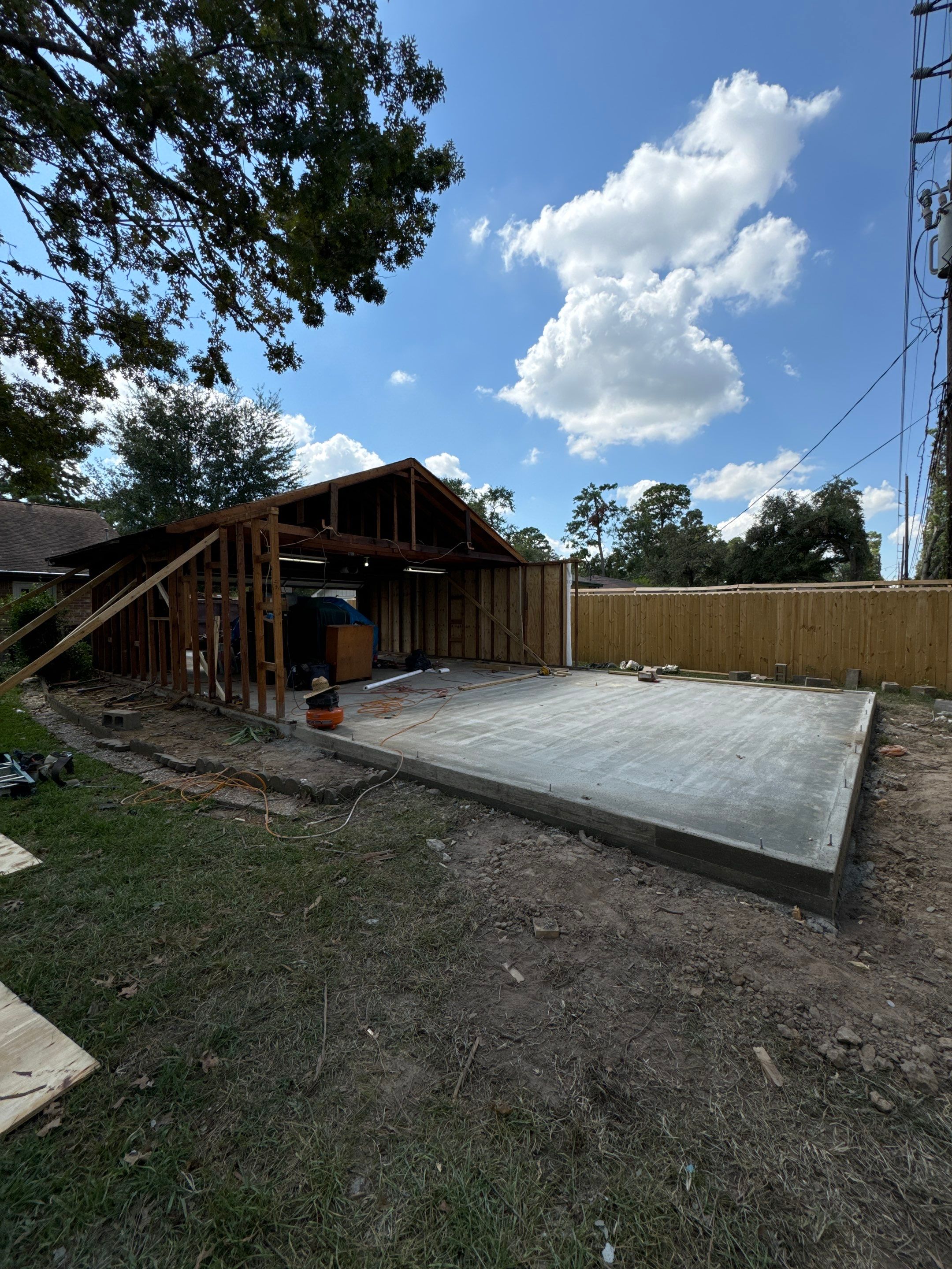 Custom Detached Studio Construction and Interior Finishing in Spring by Rolling Nations