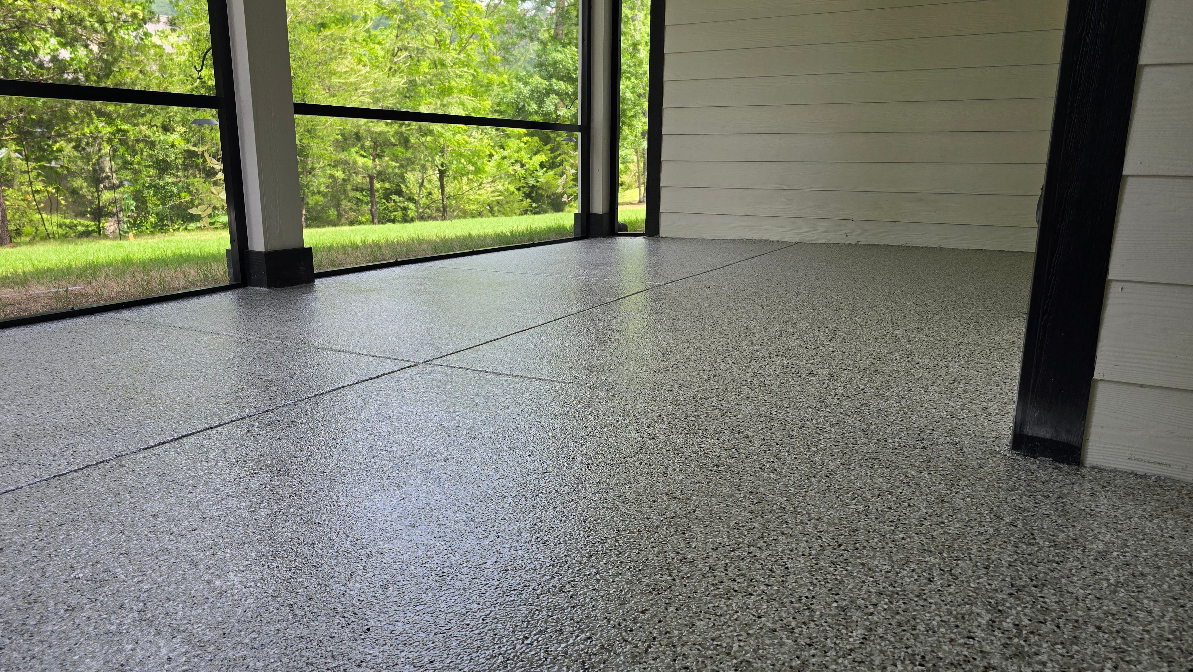 Back Porch using Coyote by Elite Floor Solutions
