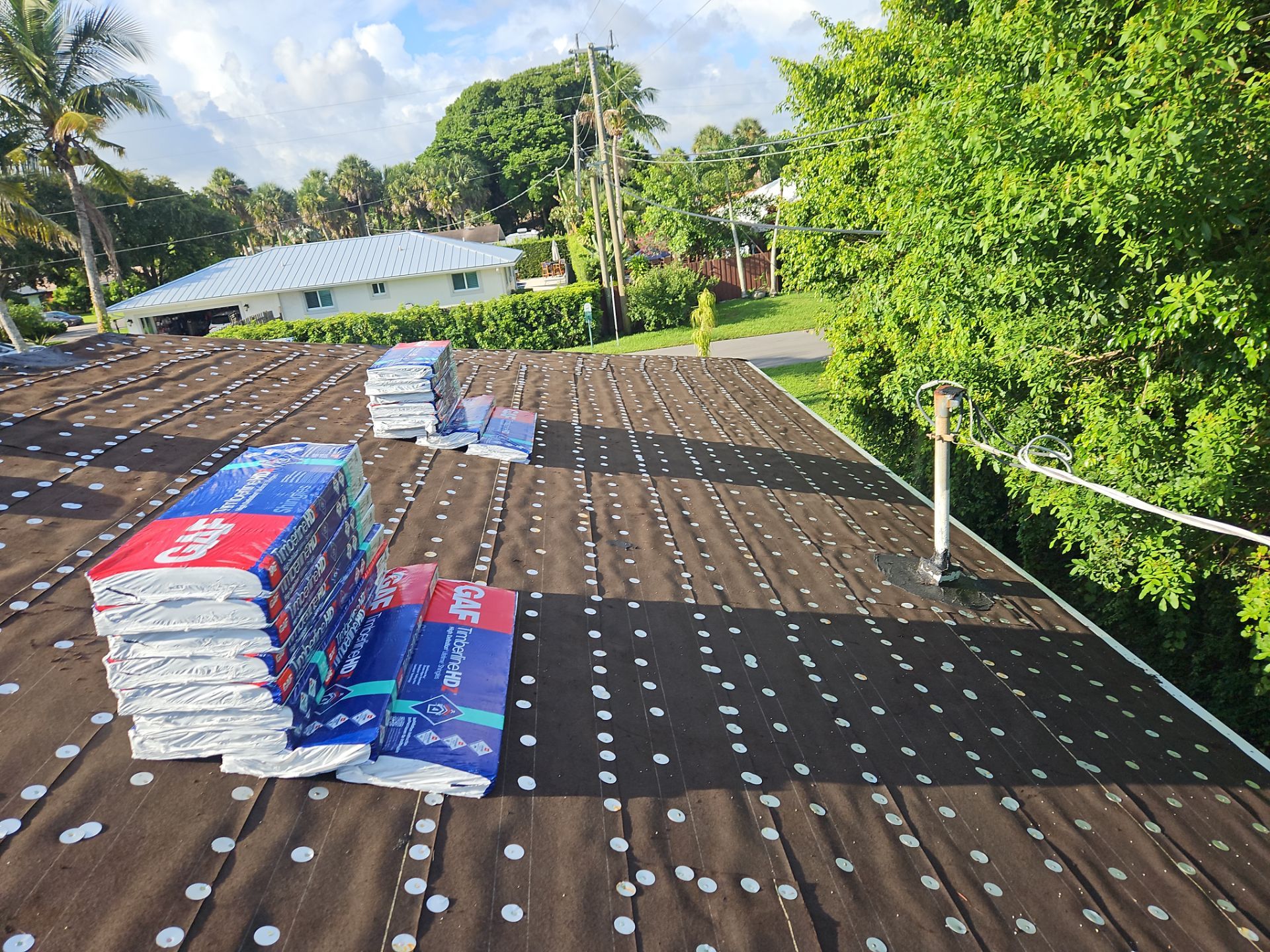 Residential Roofing Installation using GAF by BLUES BROTHERS ROOFING