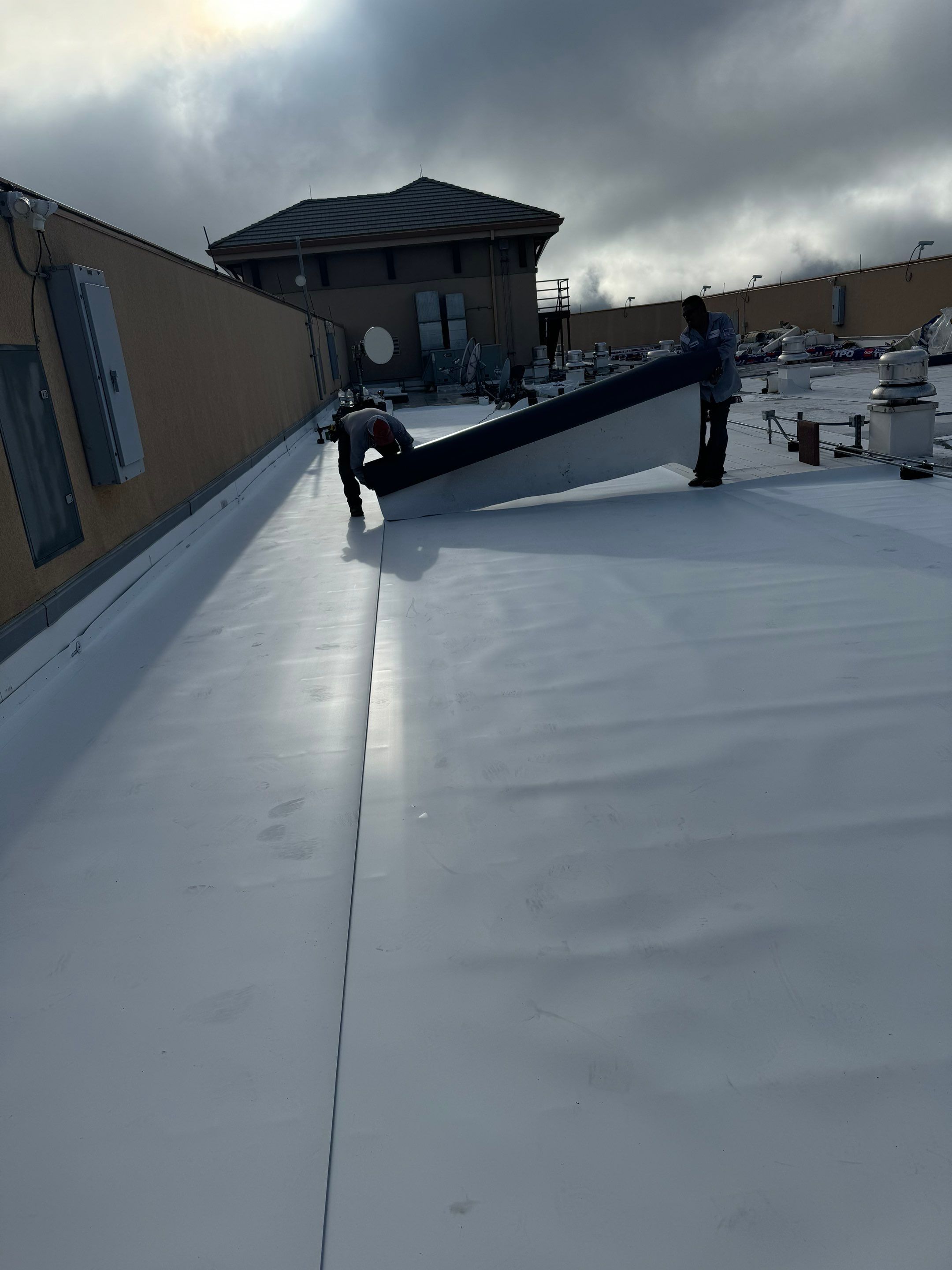 Commercial Roof Restoration by Grandmark Service Company
