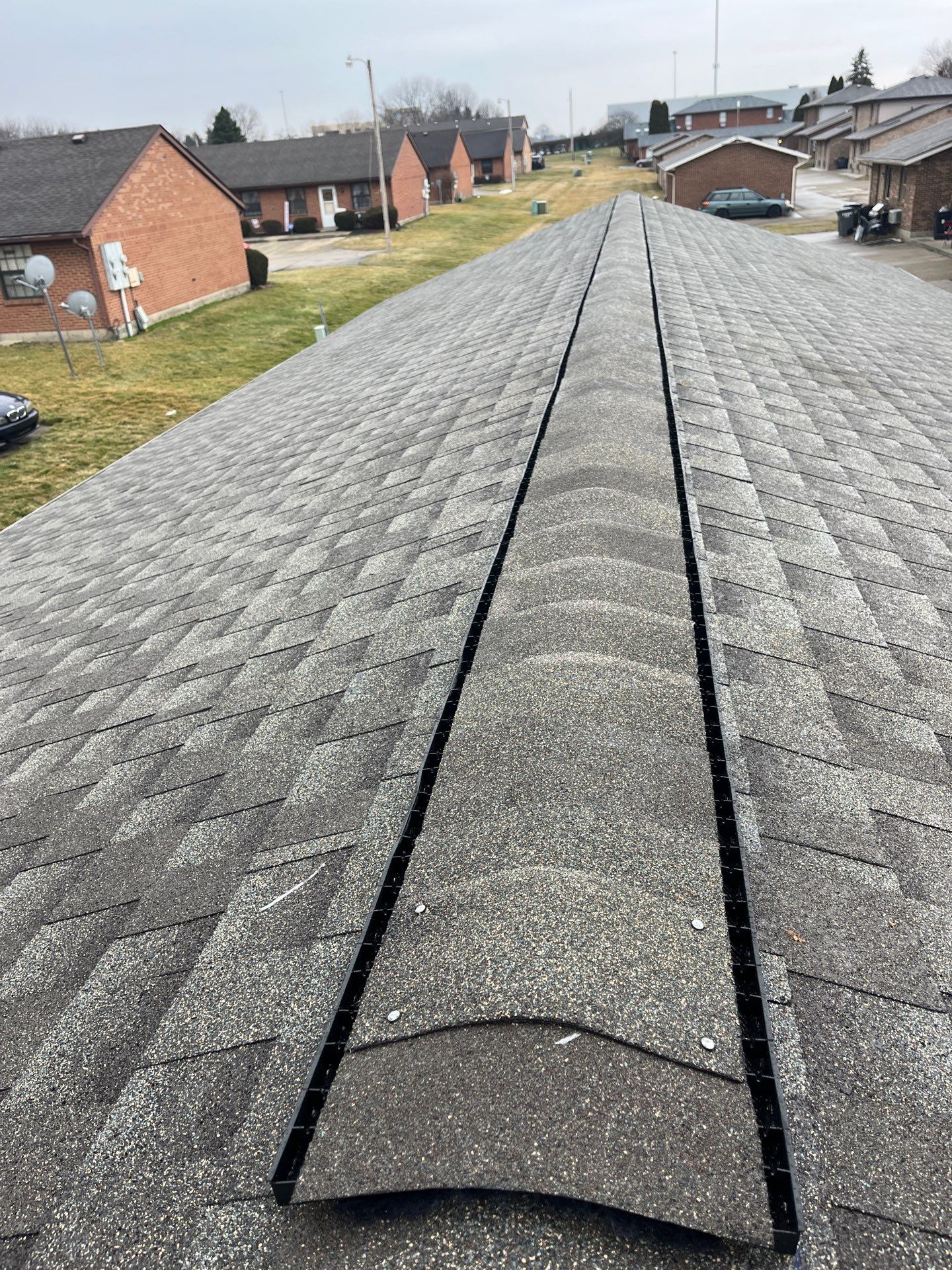 Residential Roofing Installation using GAF Timberline HDZ Weathered Wood by Nitro Roofing and Construction