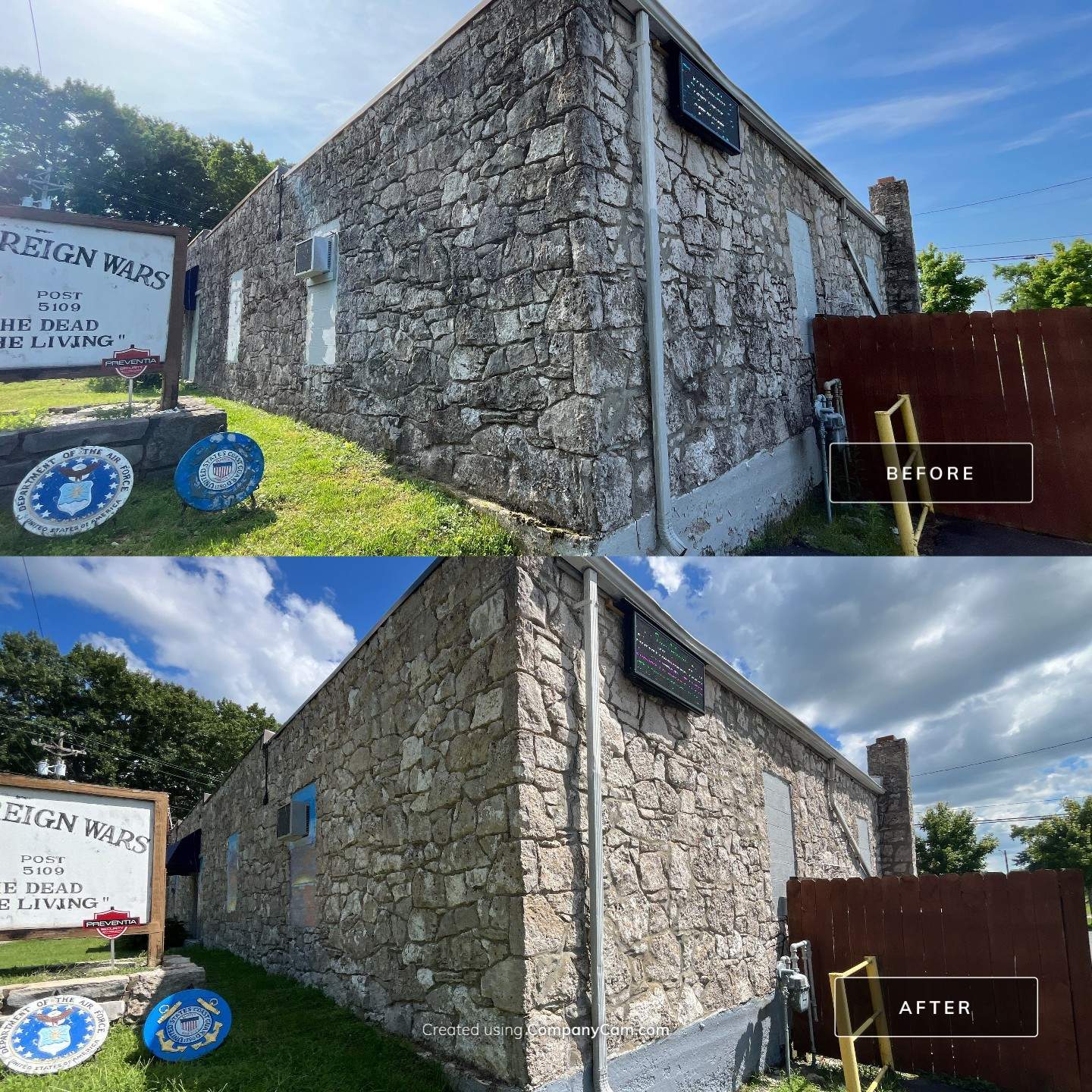 Lewisburg VFW Hall by Mr. Mister Power Washing
