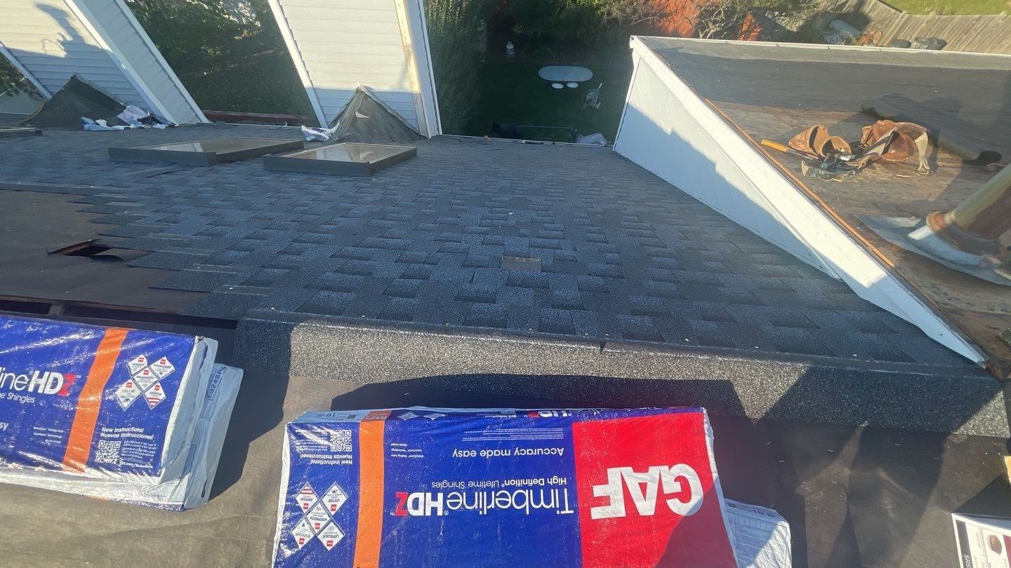 Multi-family unit roof replacement. using GAF Timberline HDZ by Pro Home Services Inc