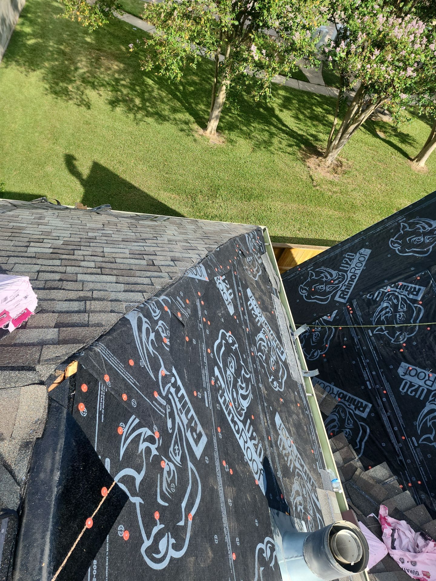 Residential Roofing Installation using Owen's Corning Duration (Lifetime) Shingles by Roof Repair Company