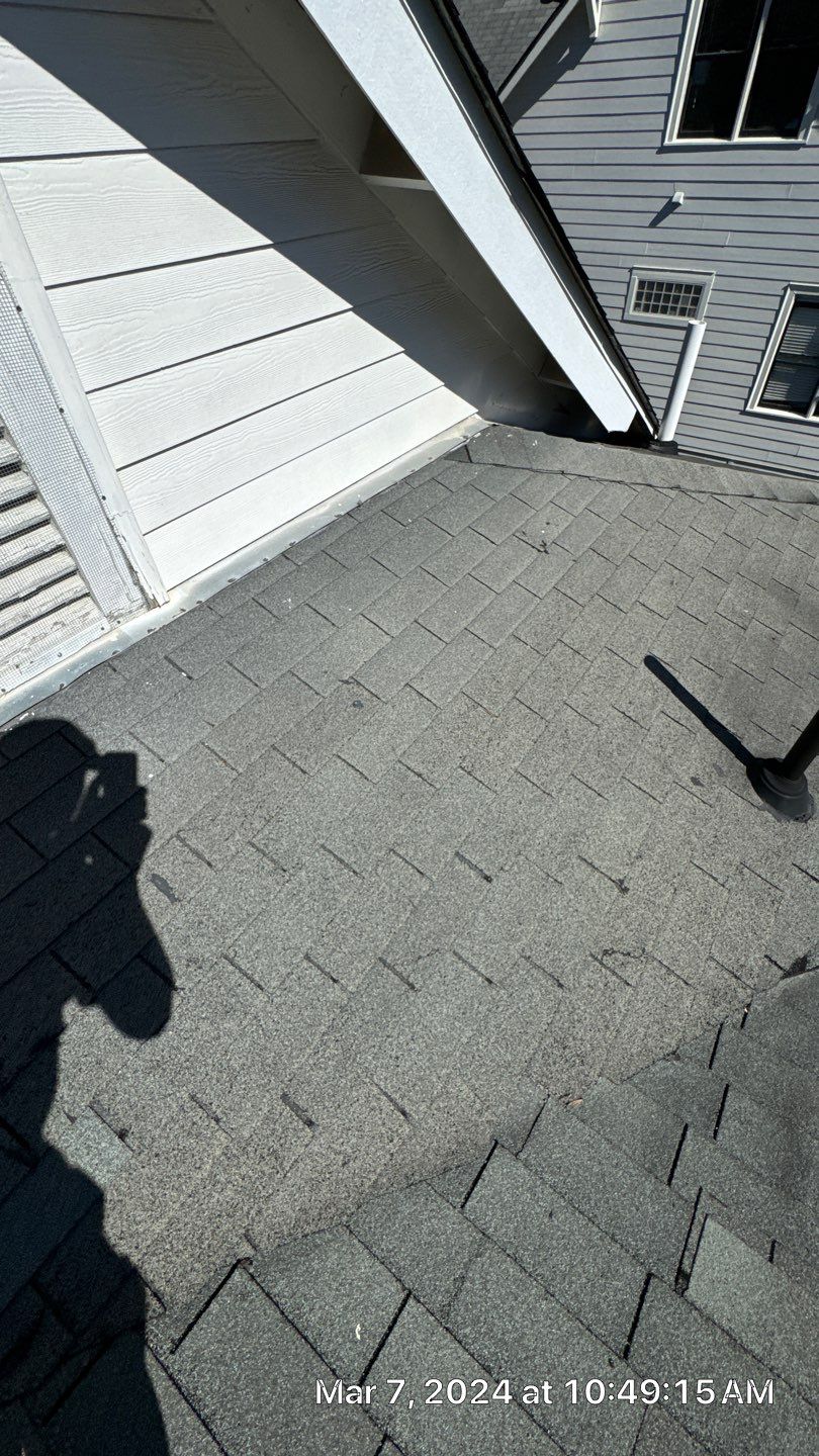 partial replacement w/ matching shingle by Nailed It Roofing & Remodeling LLC