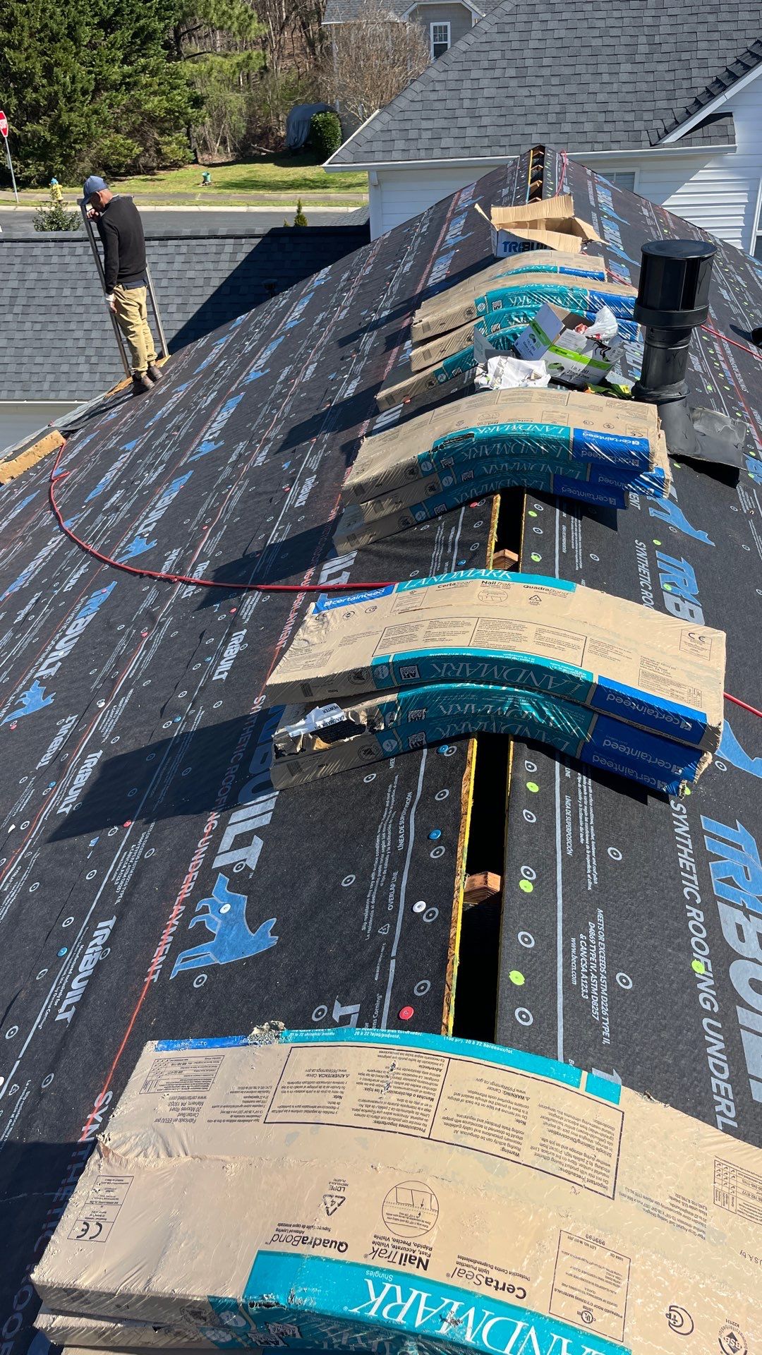 Roof replacement by hail damage by Just Brilliant Restoration JBR