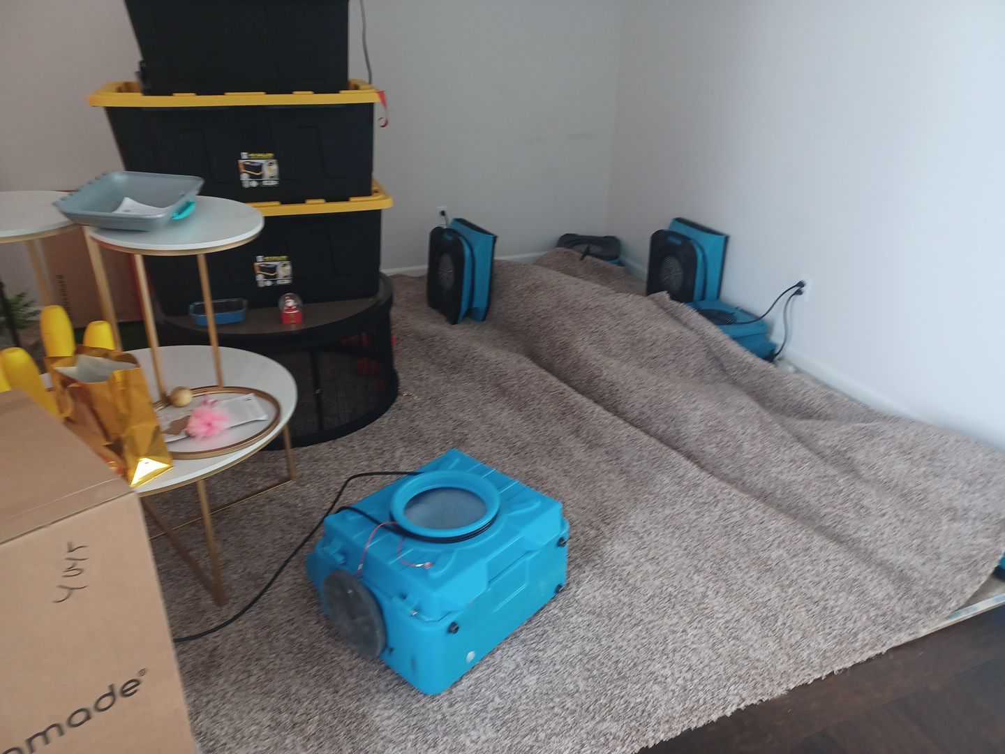 Project in South Lyon by EzDry Water Mitigation & Property Restoration