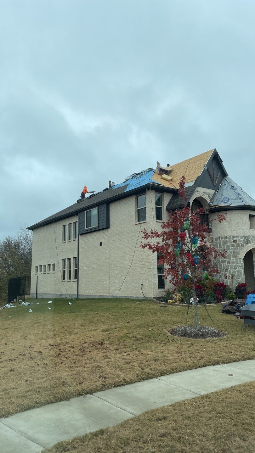 Insurance Claim using Atlas Pinnacle Shingles in Fate, TX by Roof Experts