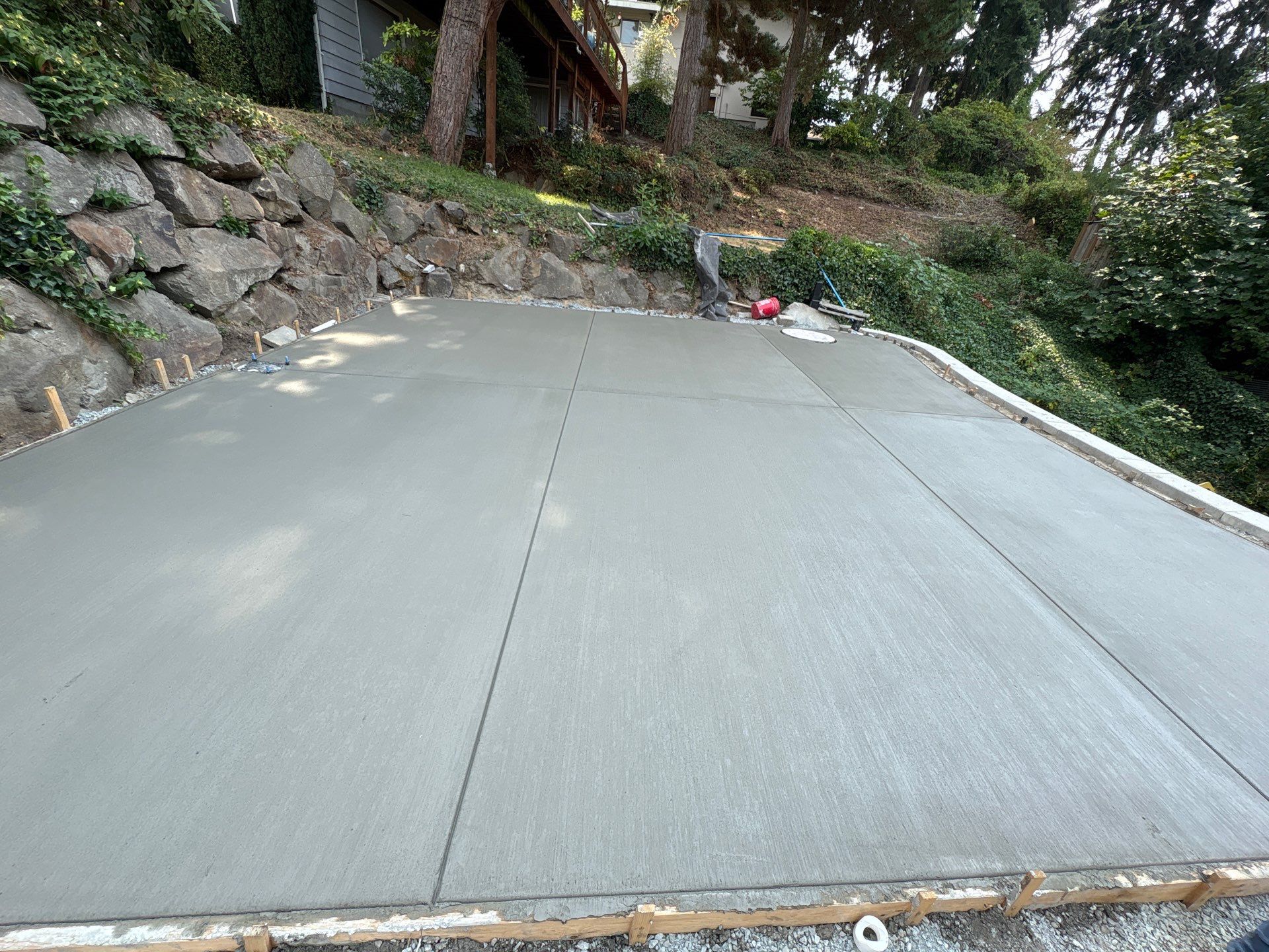 Backyard Concrete Patch Repair | Seattle  by Jireh Asphalt & Concrete Inc 