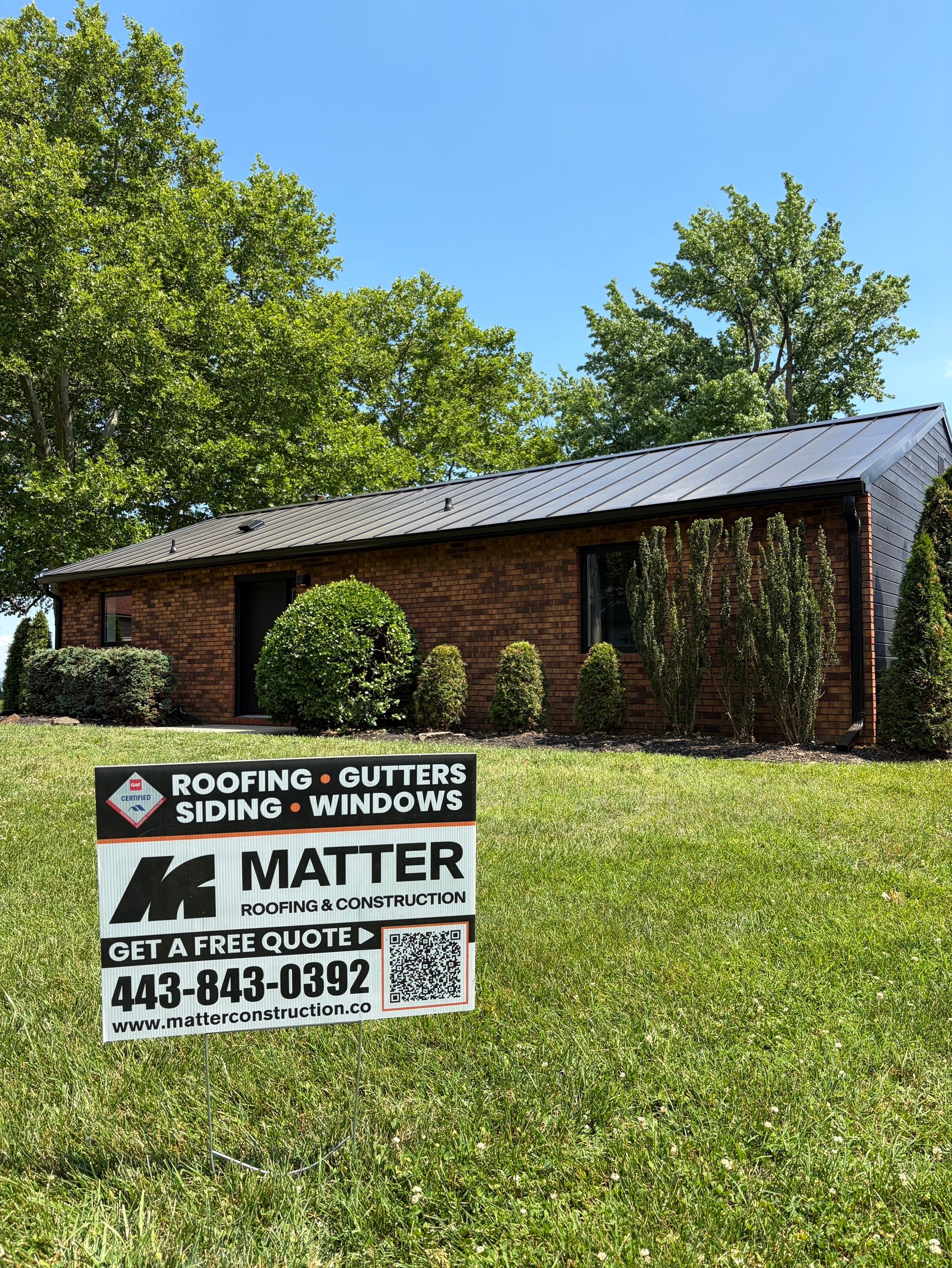 Residential Roofing Installation using Standing Seam Metal Roof | Mechanically Fastened | 24 Gauge by Matter Construction, LLC