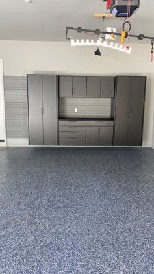 Katie F. gets cabinets for garage storage!