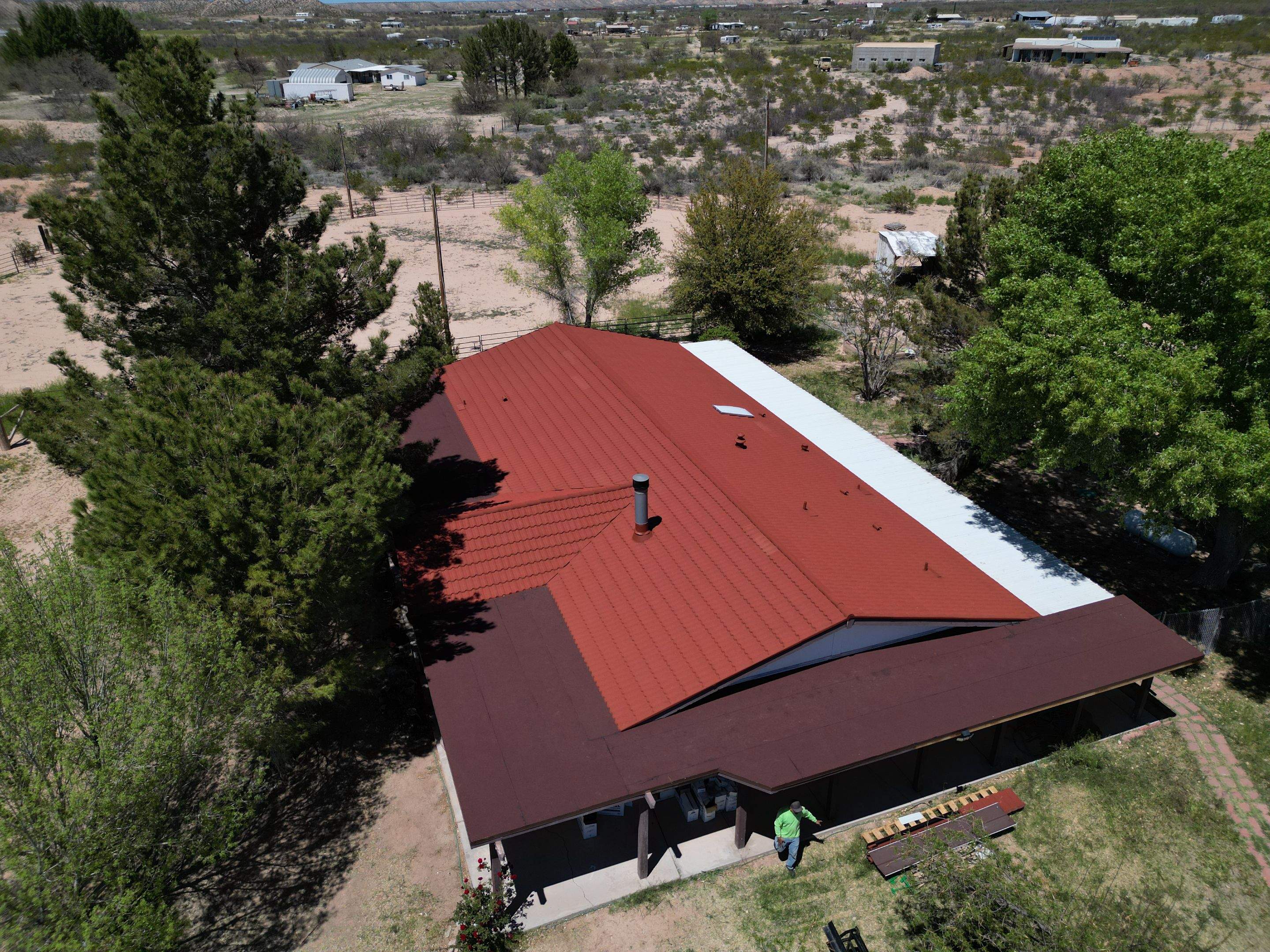 Terra Cotta Stone Coated Steel by Reimagine Roofing