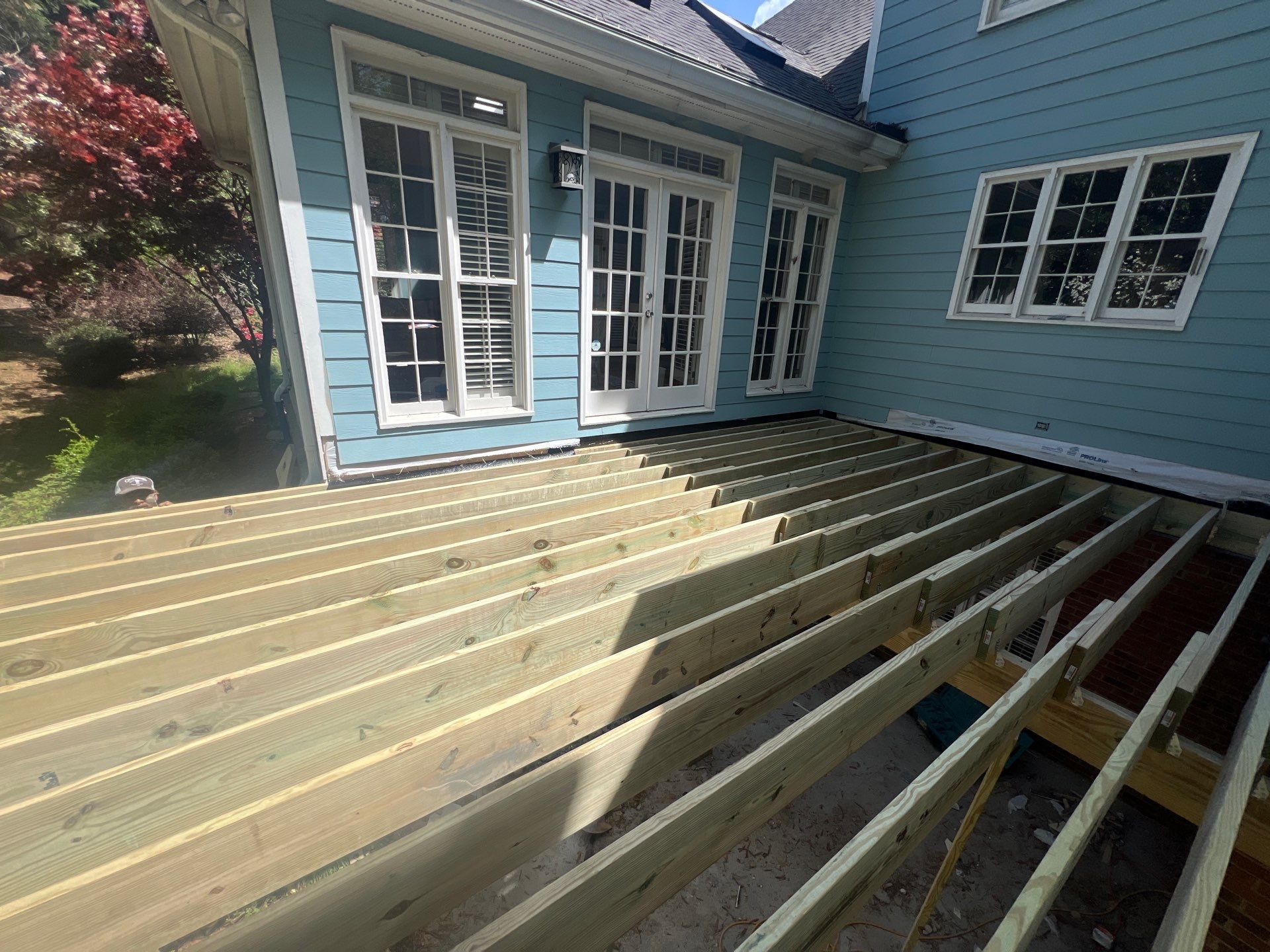 Custom Elevated Composite Deck Installation in Marietta by Swift Home Renovations