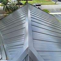 24ga 1" Nail-Strip Matte Black by Total Roofing System The Metal Roof Experts