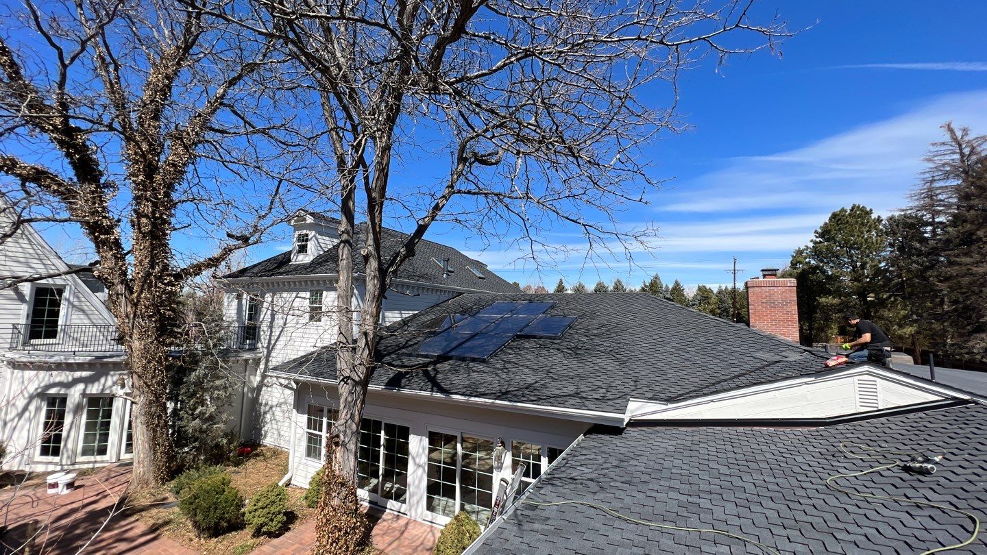 Residential Roofing Installation using CertainTeed Presidential TL - Charcoal Black by A to Z Roofing