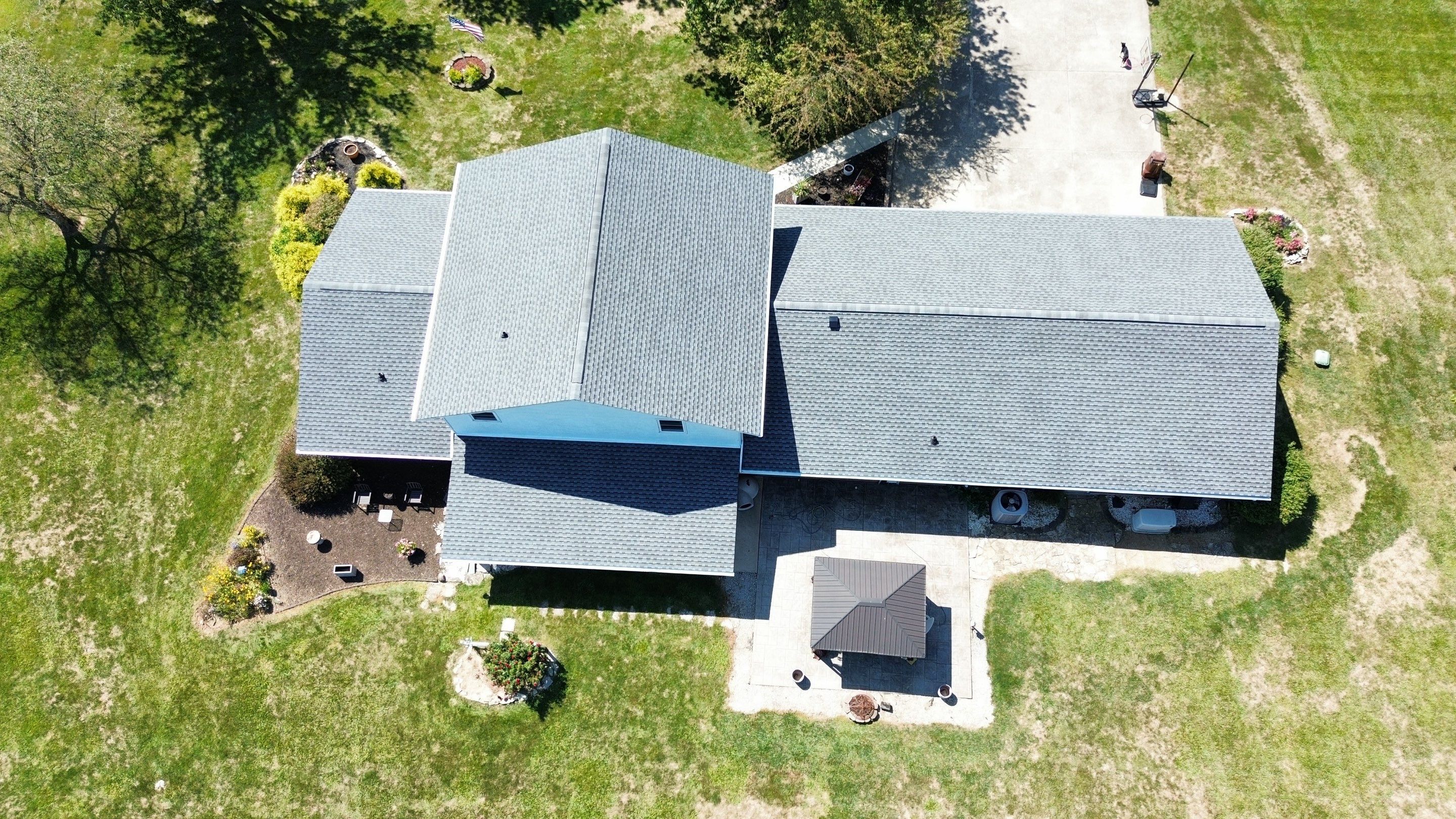 Residential Roofing Installation using Timberline UHDZ Shingles - Pewter Gray by RoofX 