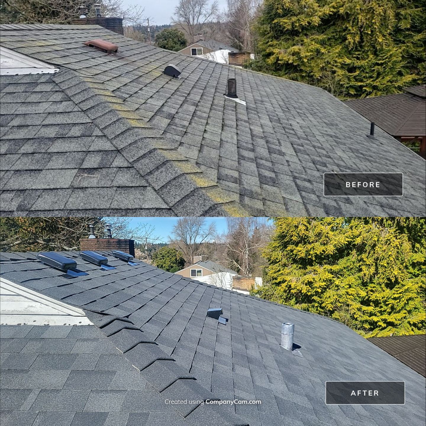 Roof Project in Burien by Fred Meyer Roofing