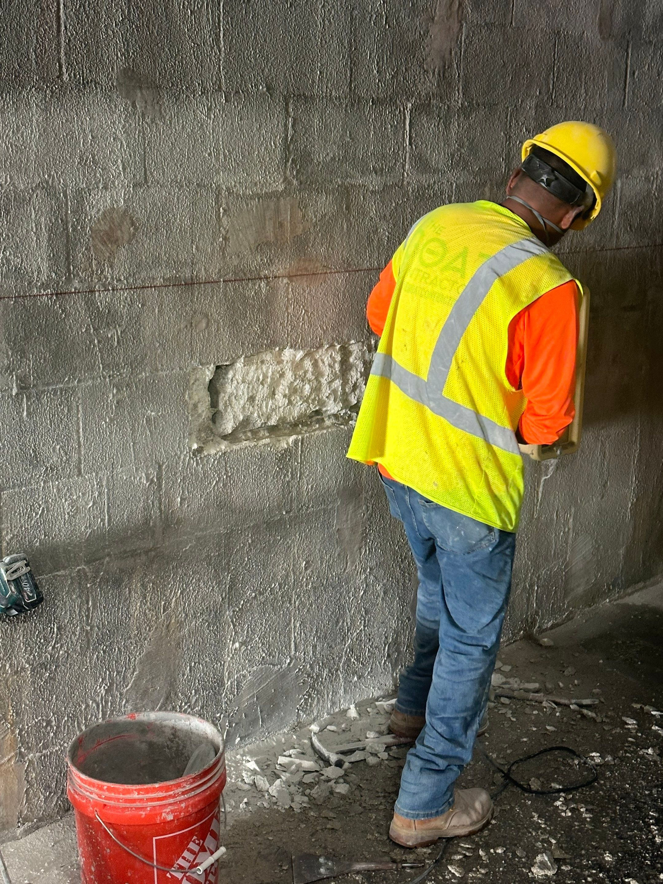 Concrete Restoration using SIKA by The Goat Contractor ( Giampri Corp)