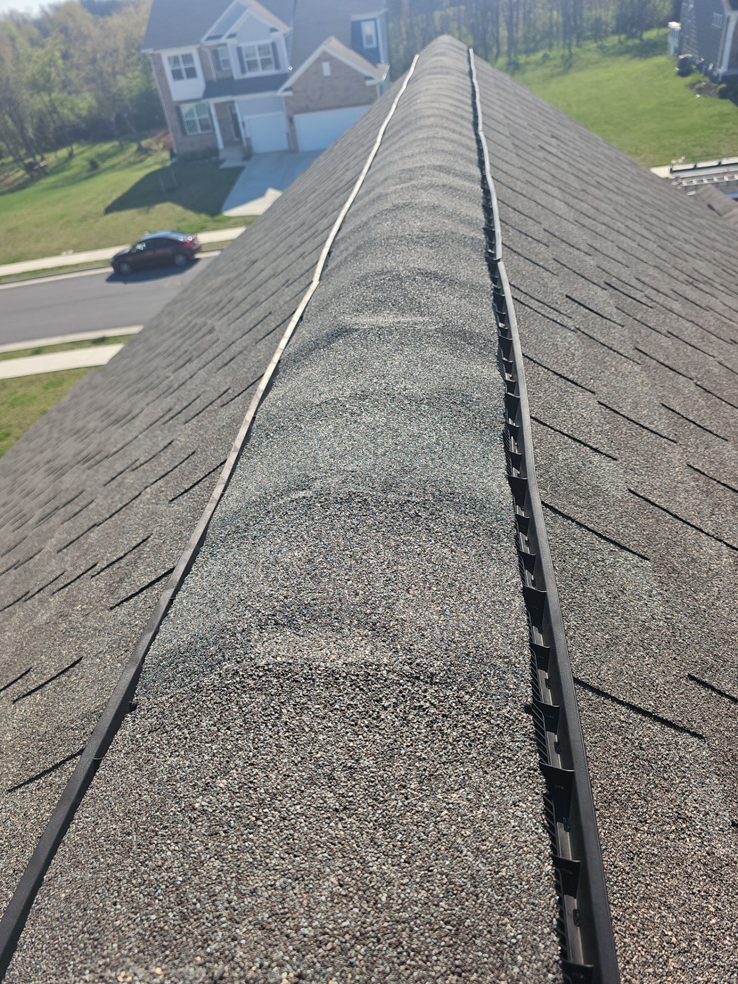 Roof Repair - Ridge Vent, Vent Flashing Boot, and Slate Vent Replacement by Winchester Roofing