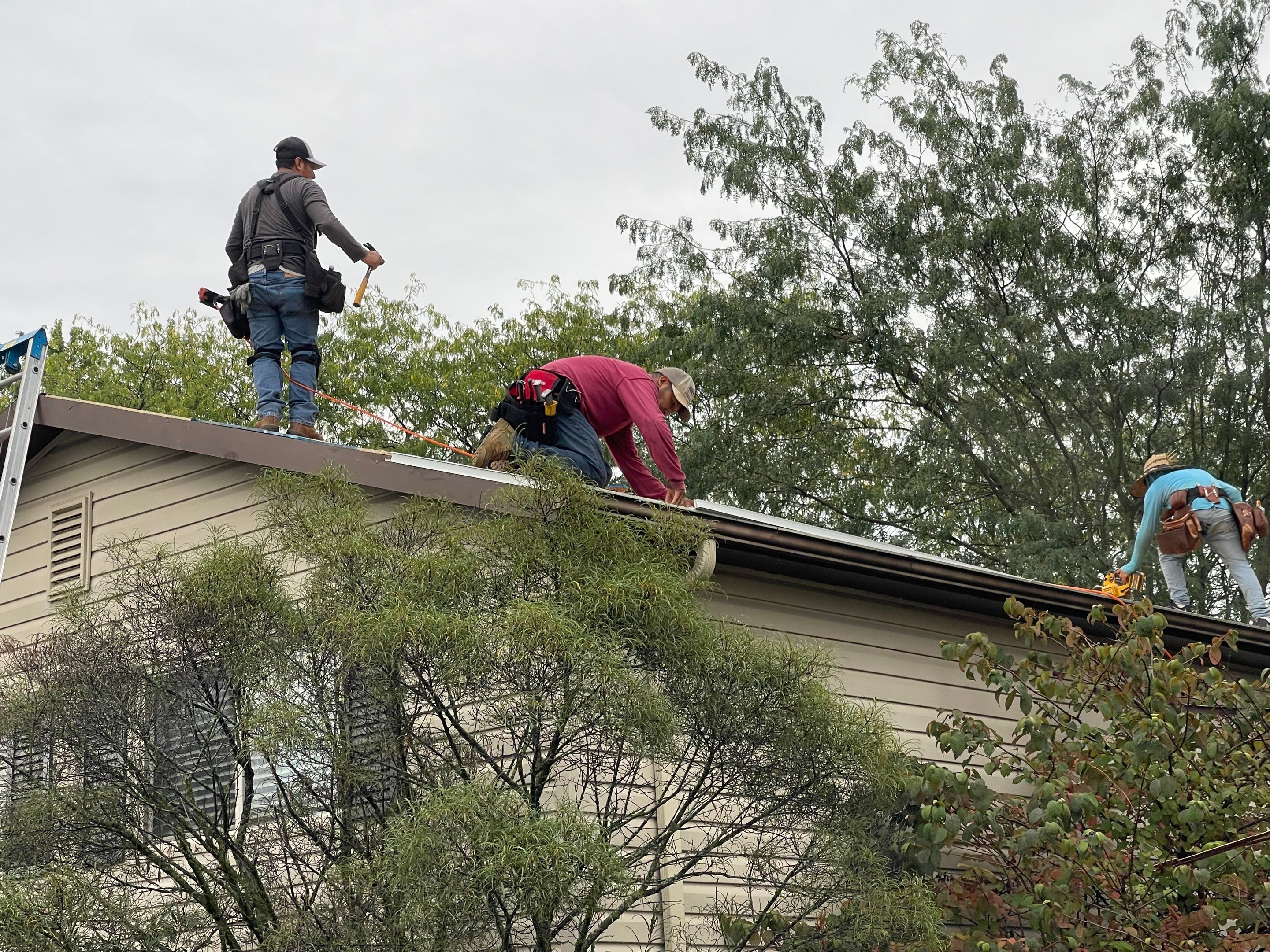 Residential Roofing Installation using IKO dimensional shingles by SOS Home Ohio 