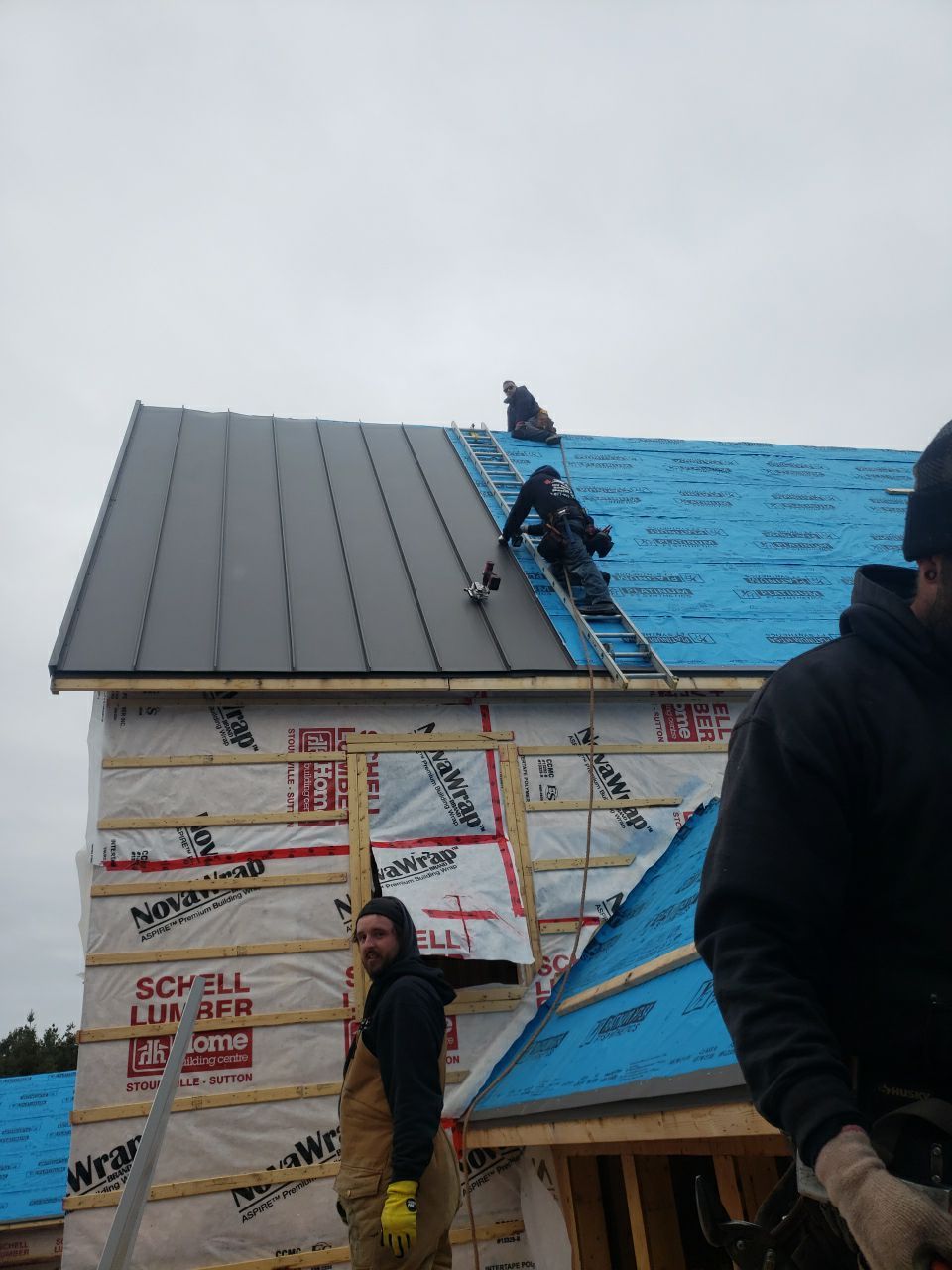 New Construction | 16” Standing Seam Metal Roof Installation by Jay Carter Roofing & Sheet Metal