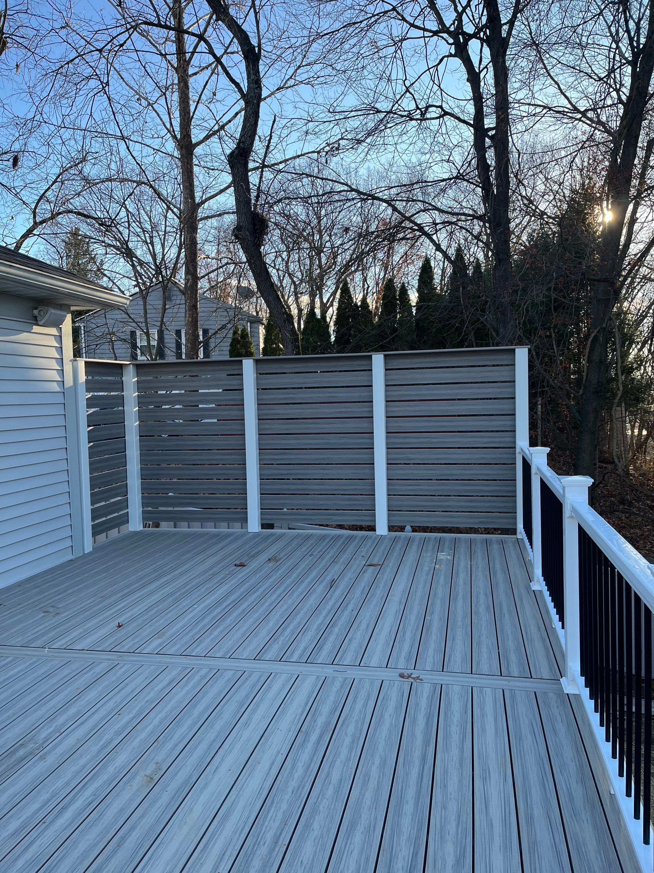 Custom deck using Deckorators by Burke Home Services