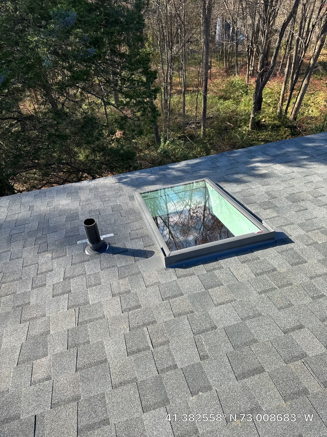 Residential Roofing Installation using Owens Corning TruDefinition Duration AR - Estate Gray & White Double 4 Siding by A Plus Exterior
