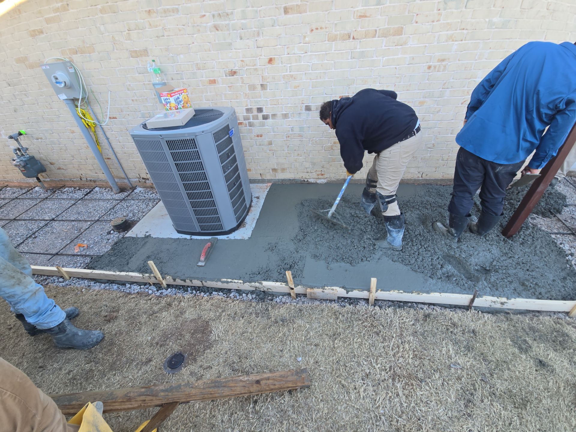 Concrete Sidewalk And Footer by Clays Services Inc