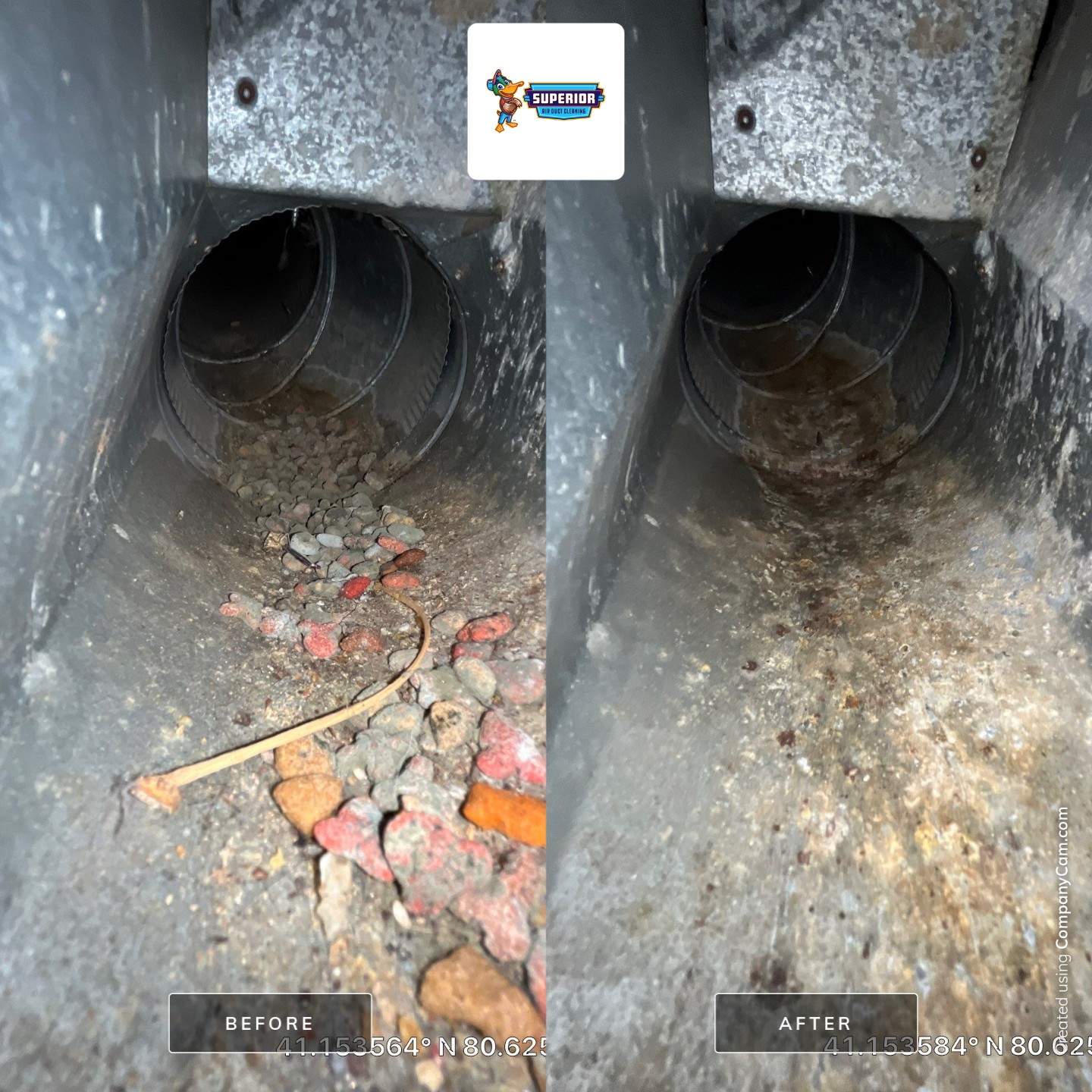 Air Duct Cleaning With a Vacuum Truck in Youngstown, OH by Superior Air Duct Cleaning