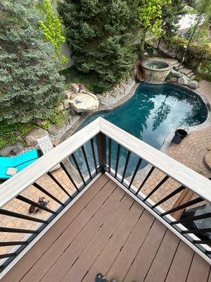 Second-Story Two-Tone Deck
