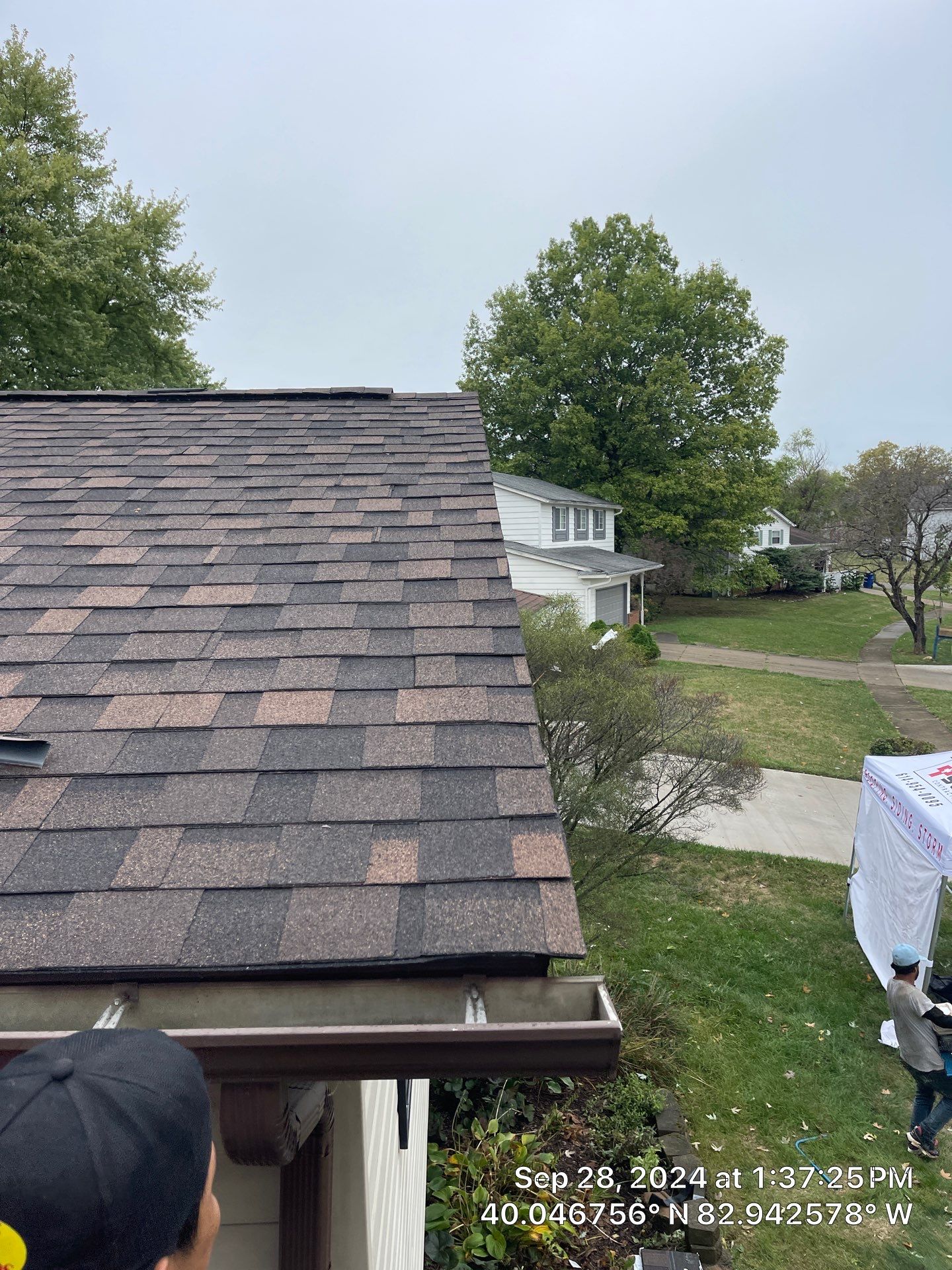 Residential Roofing Installation using IKO dimensional shingles by SOS Home Ohio 