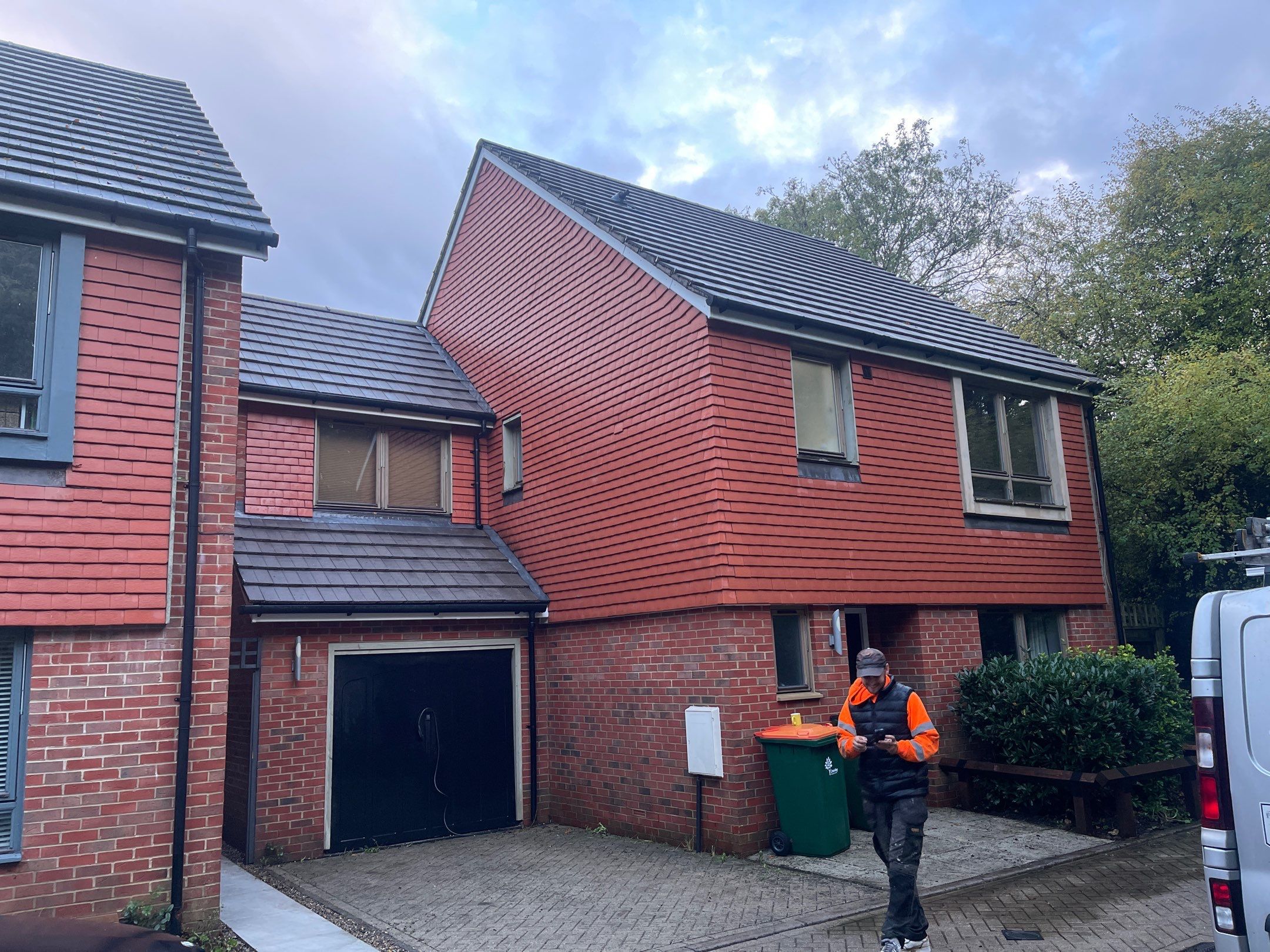 Roof Clean and Biocide Treatment using Honda 15lpm Low Pressure Washing Machine by Ges Exterior Cleaning ltd