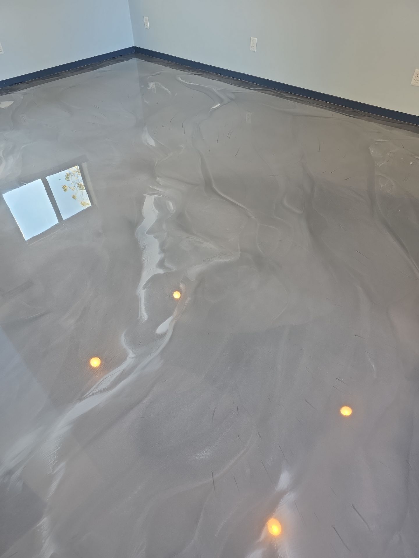 Metallic Epoxy Interior Floor Installation for Paso Robles Cottage by MGP Coatings