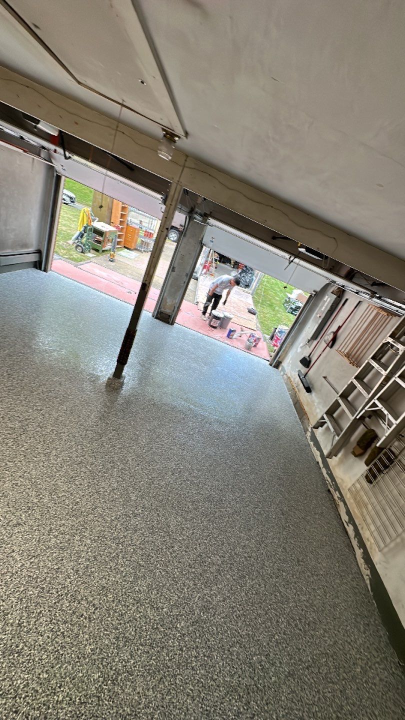 Garage Project in Pittsburgh by Floors in a Day, Inc