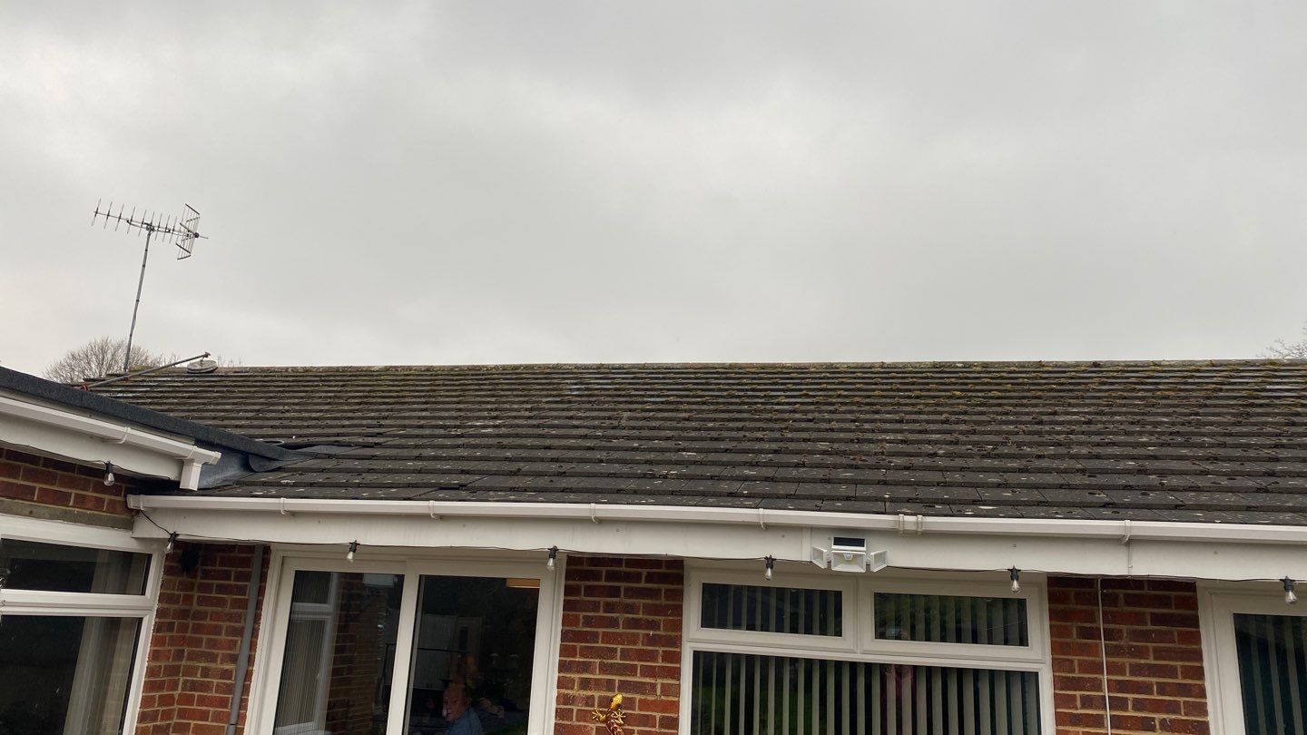 Roof Clean using Honda 15lpm Low Pressure Washing Machine by Ges Exterior Cleaning ltd